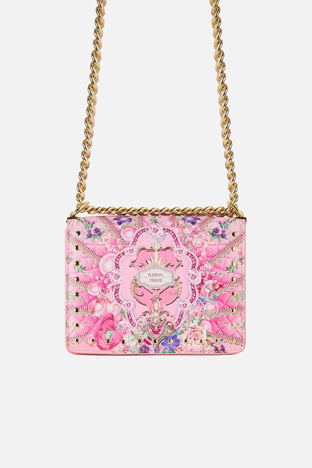 CROSSBODY BOX BAG WITH CHAIN - 1