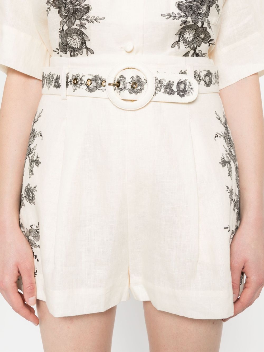 belted shorts - 5