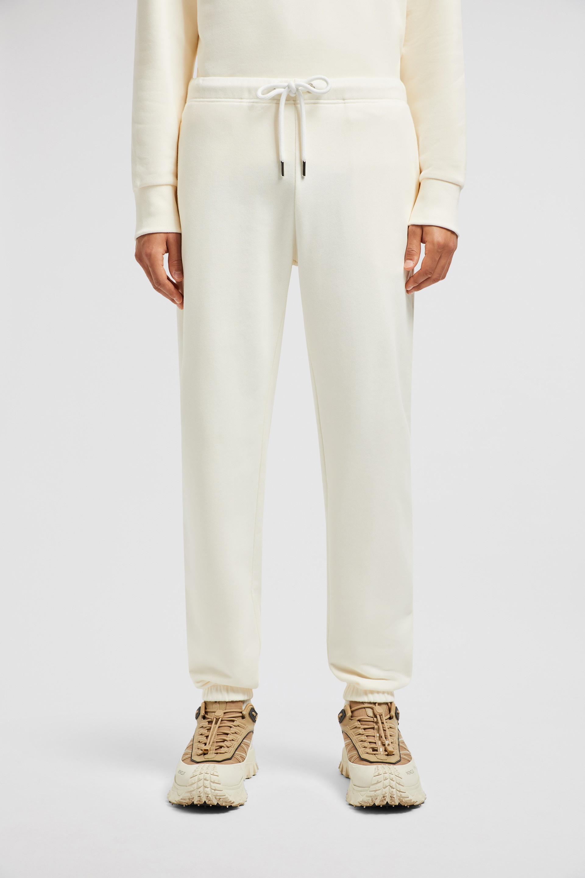 Logo Patch Cotton Sweatpants - 3