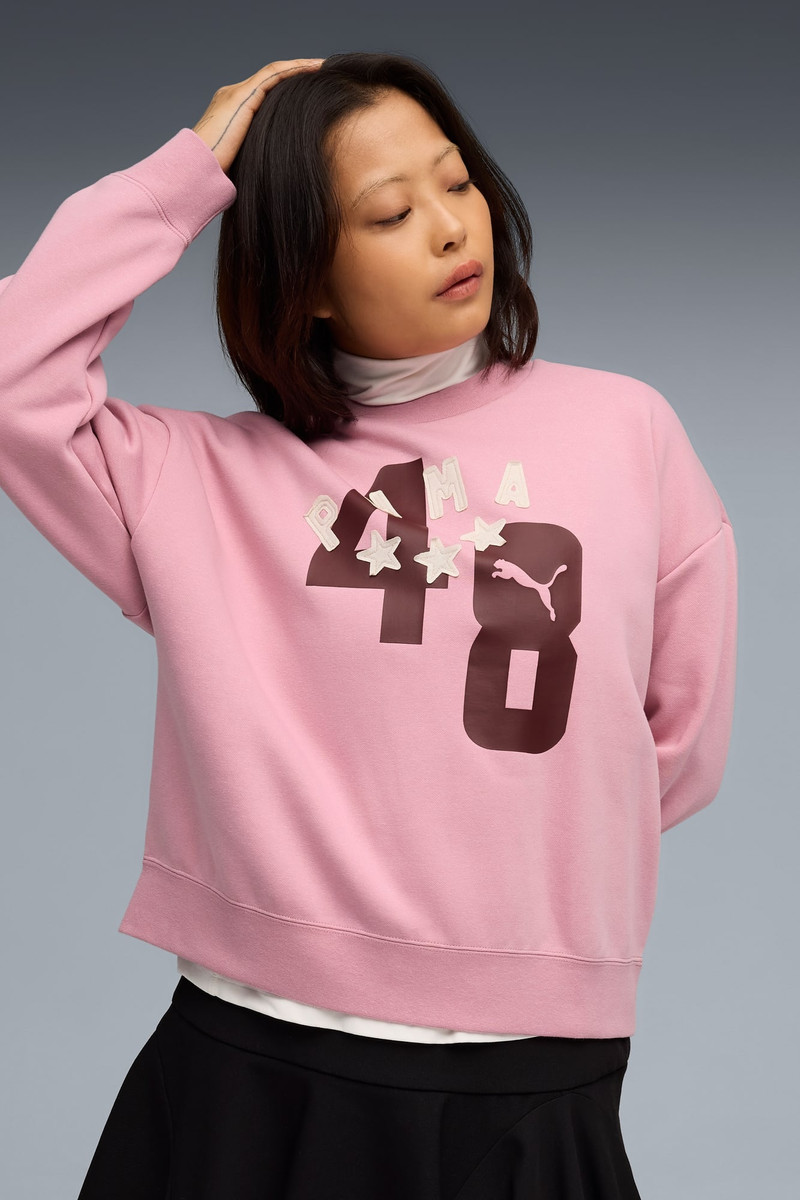 PUMA ESS Double Up Crew Women outlook