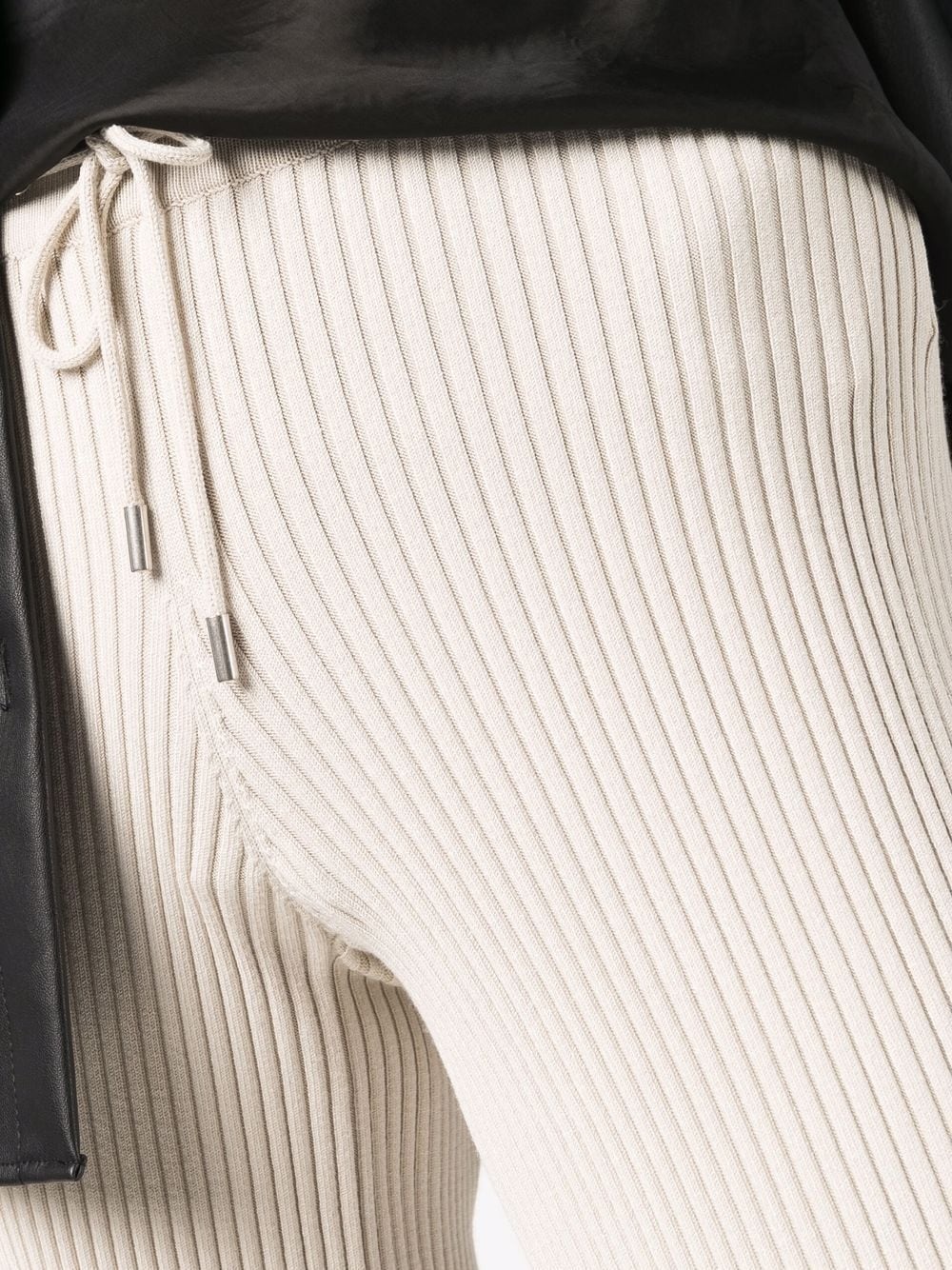 ribbed-knit trousers - 5