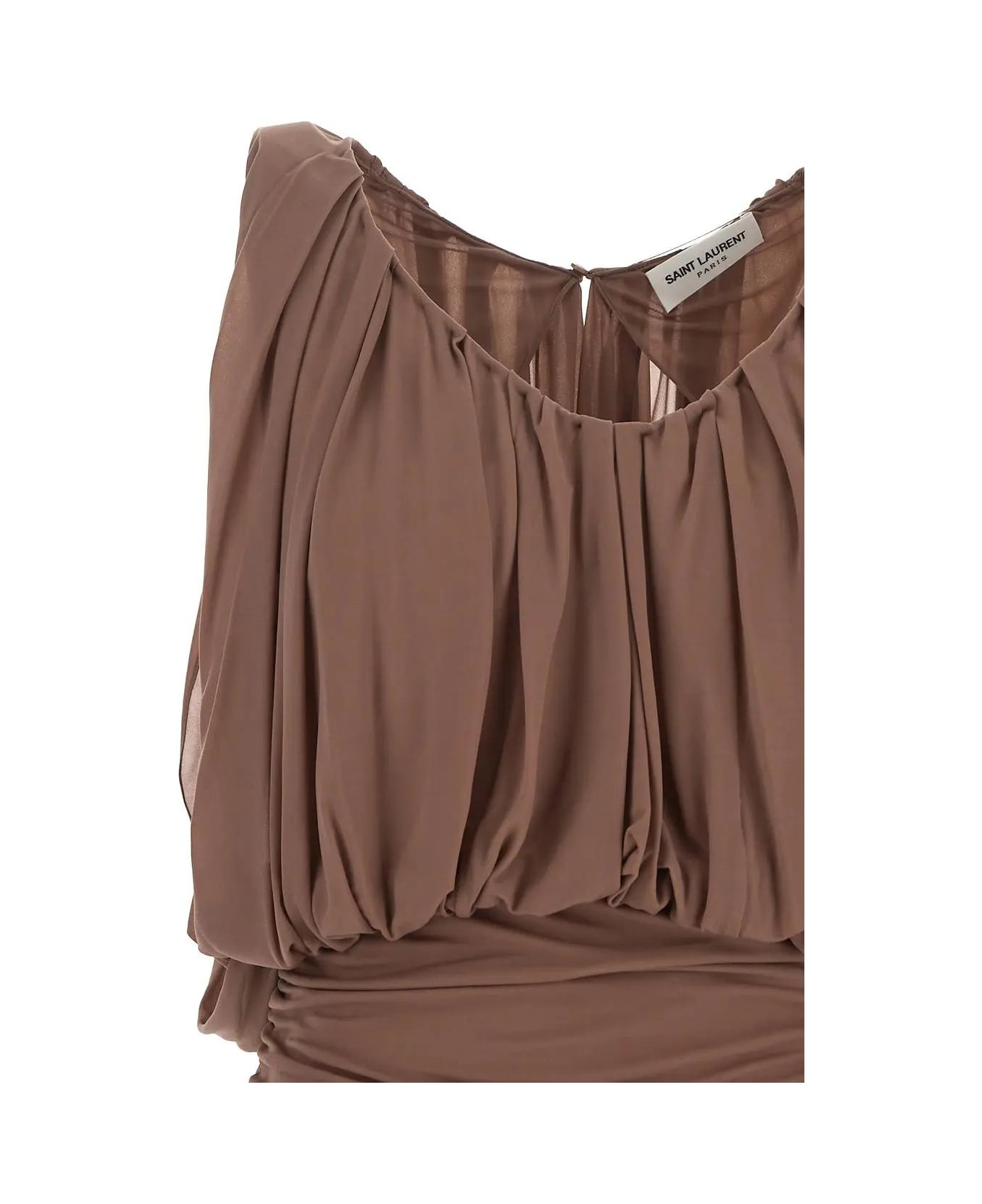 Draped Mini Dress - 3