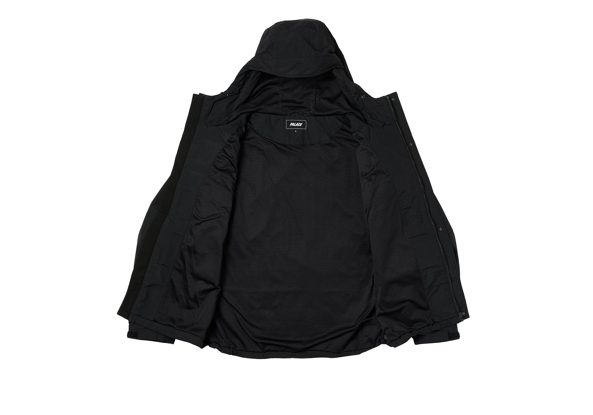 PALACE GONE FISHING JACKET BLACK - P24JK032 | REVERSIBLE