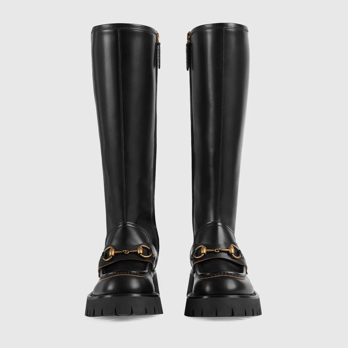 Women's knee-high boot with Horsebit - 4
