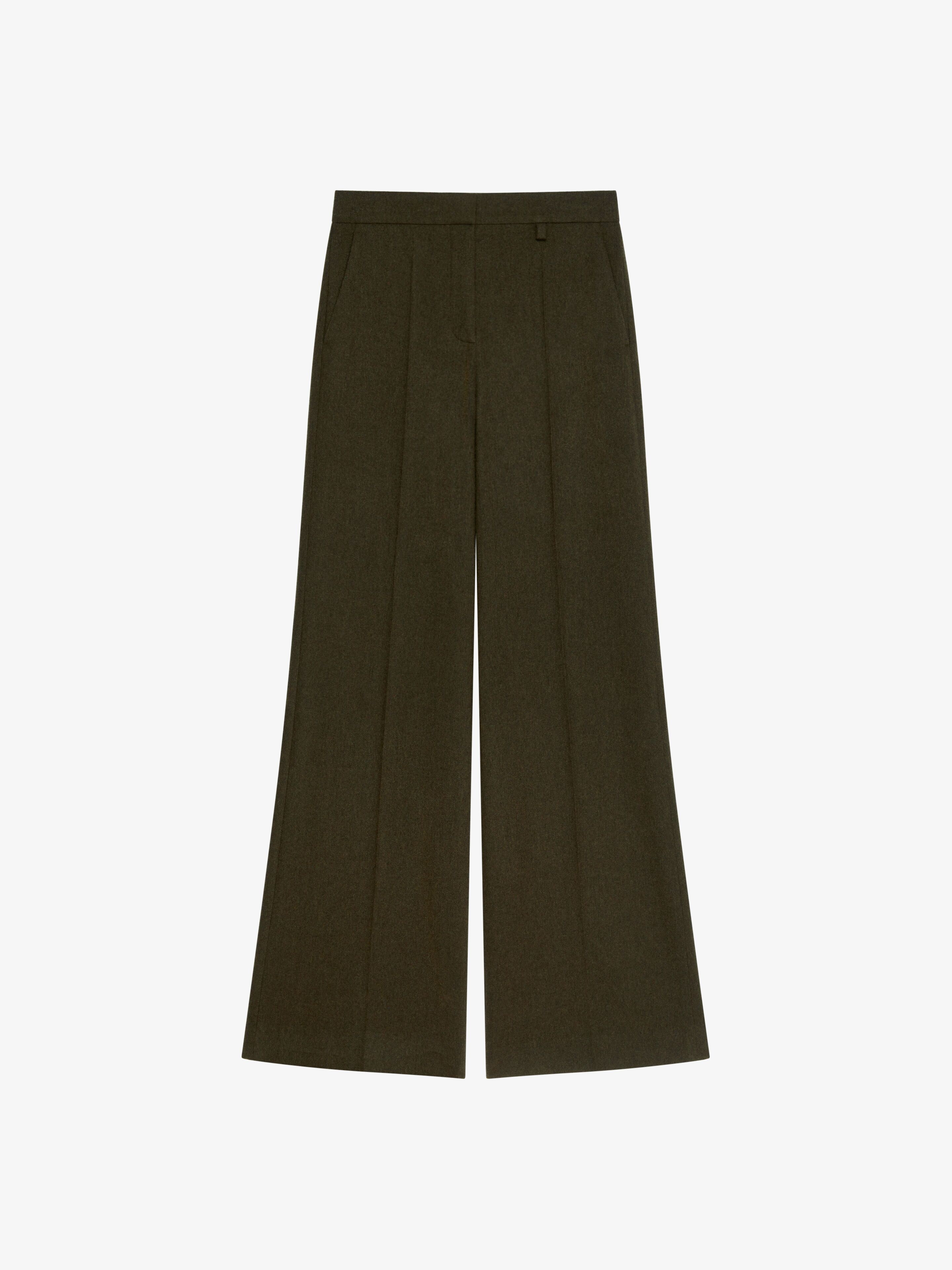 OVERSIZED PANTS IN MILITARY FLANNEL - 1