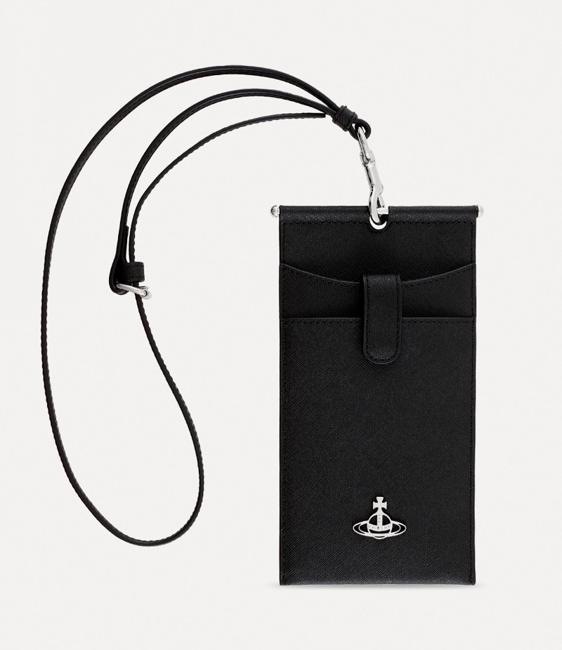 SAFFIANO PASSPORT HOLDER LANYARD 1