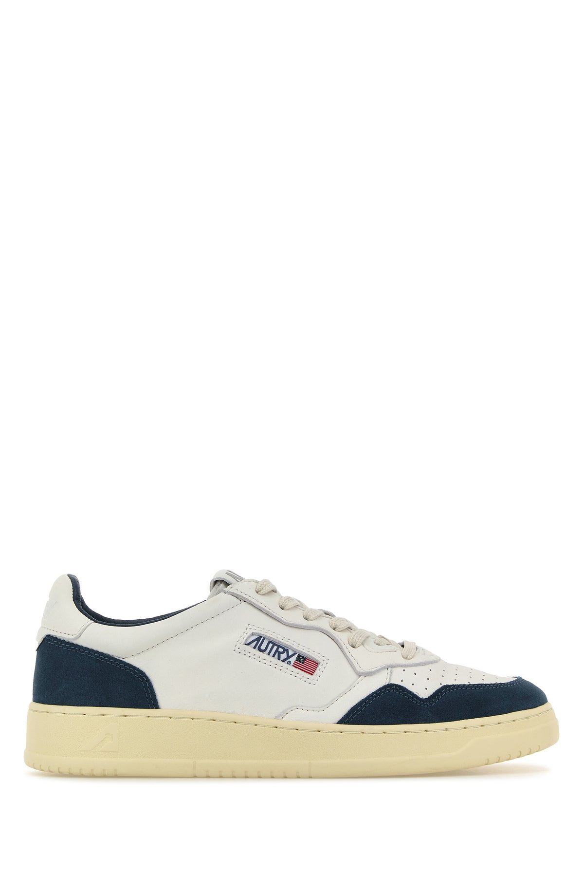 Two-tone leather Medalist sneakers - 1