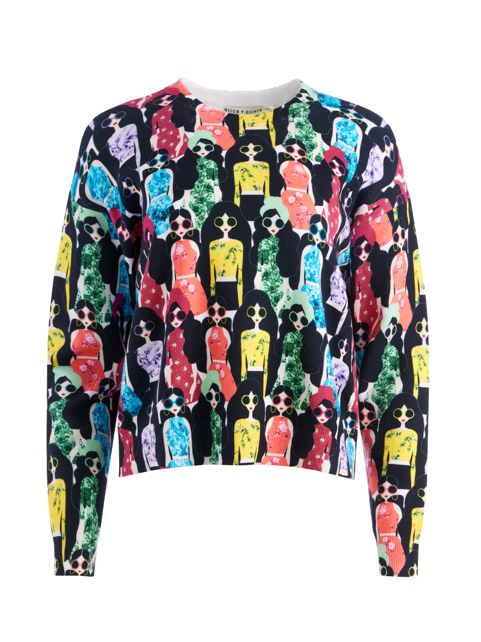 GLEESON PRINTED BOXY PULLOVER - 1