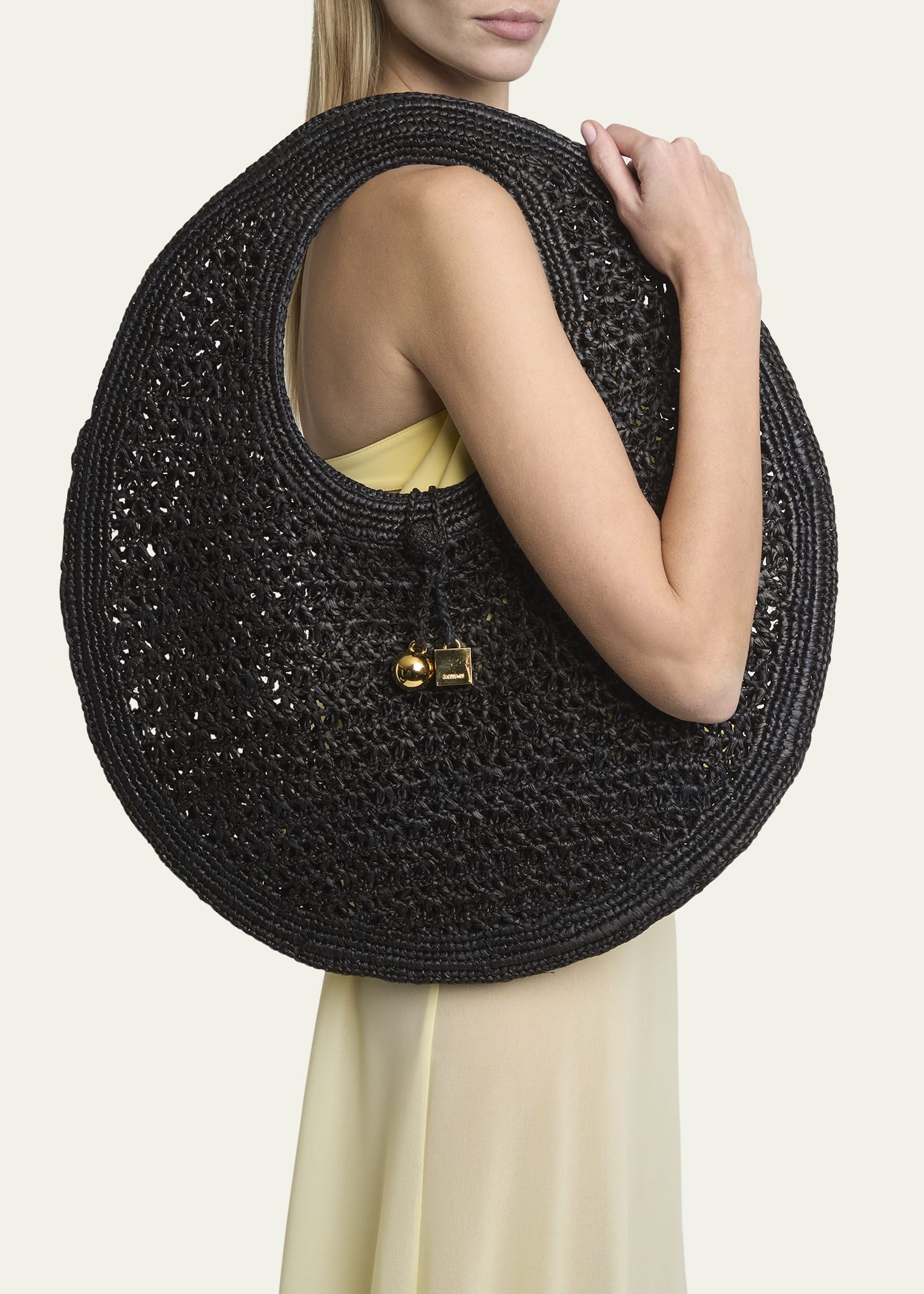 Le Rond Raffia Tote Bag - 2