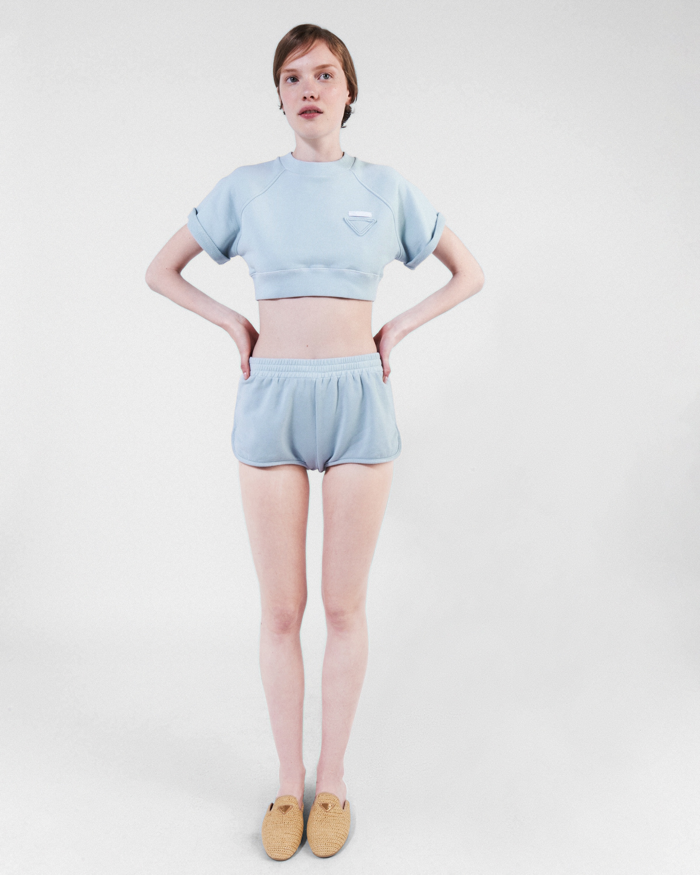 Cotton fleece shorts - 3