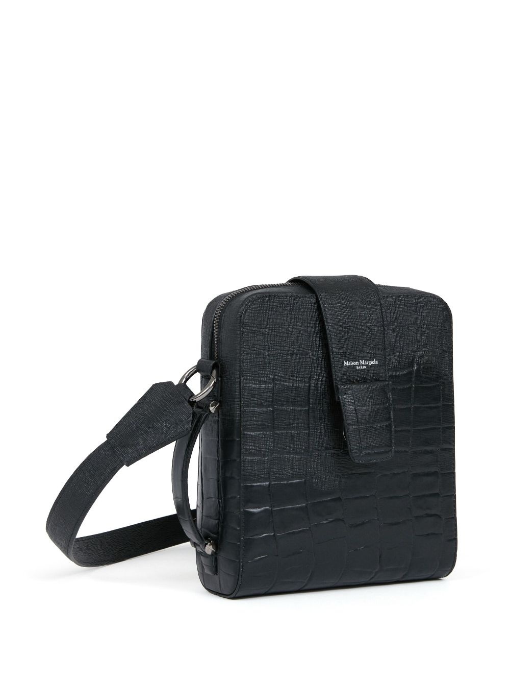 four-stitch leather shoulder bag - 5