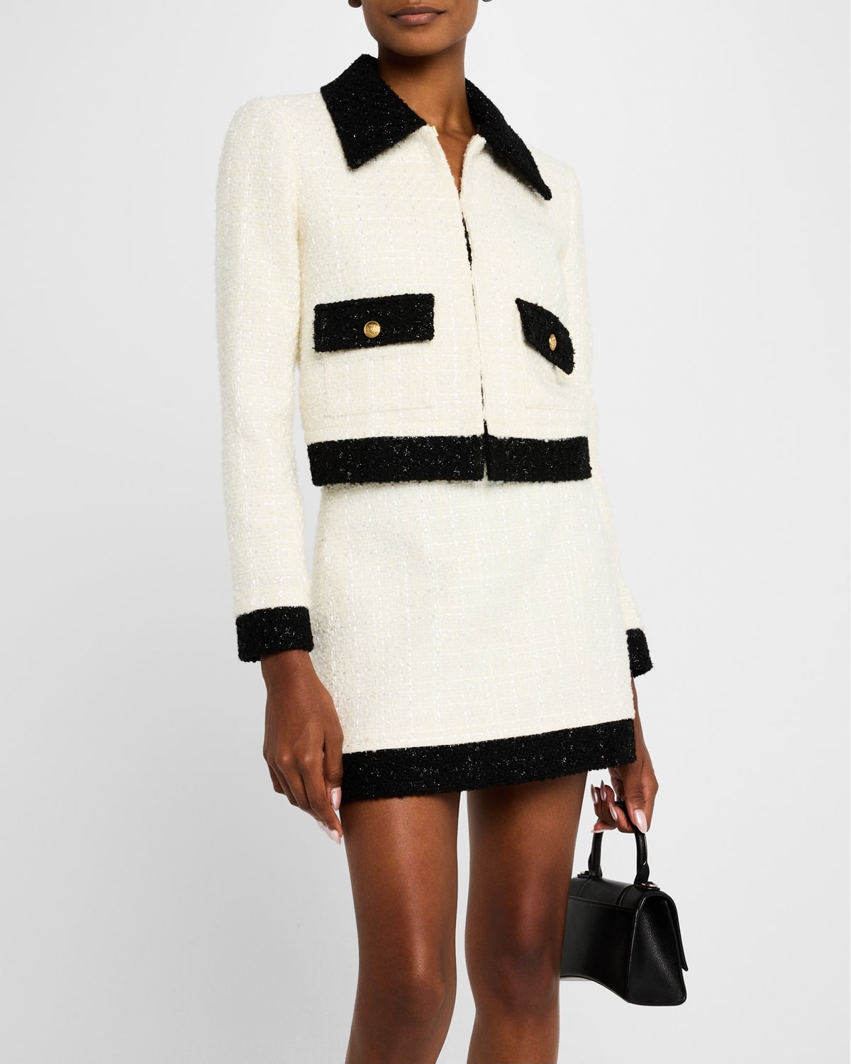 Topher Tweed Boxy Jacket - 4