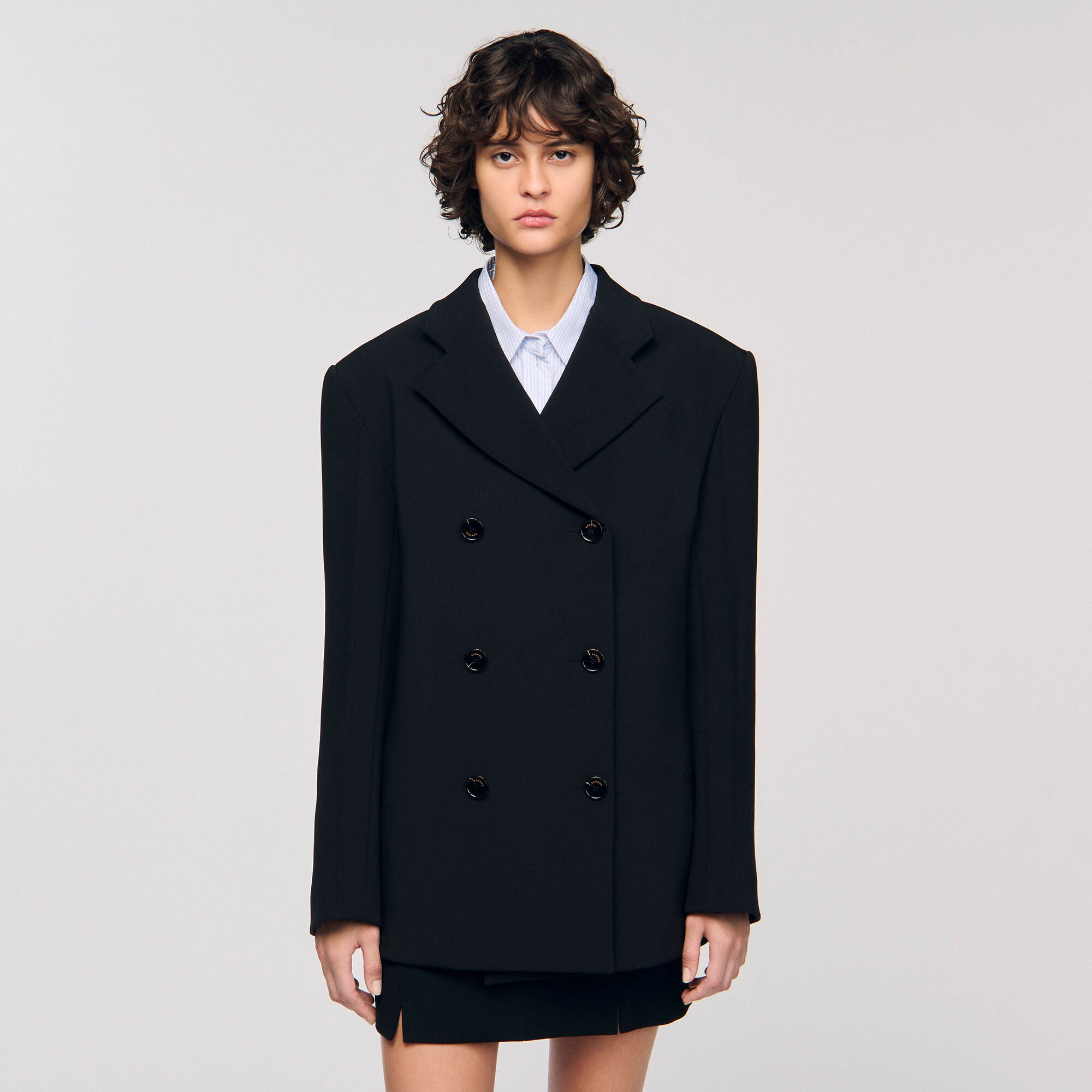CROSSED TAILORED JACKET - 4