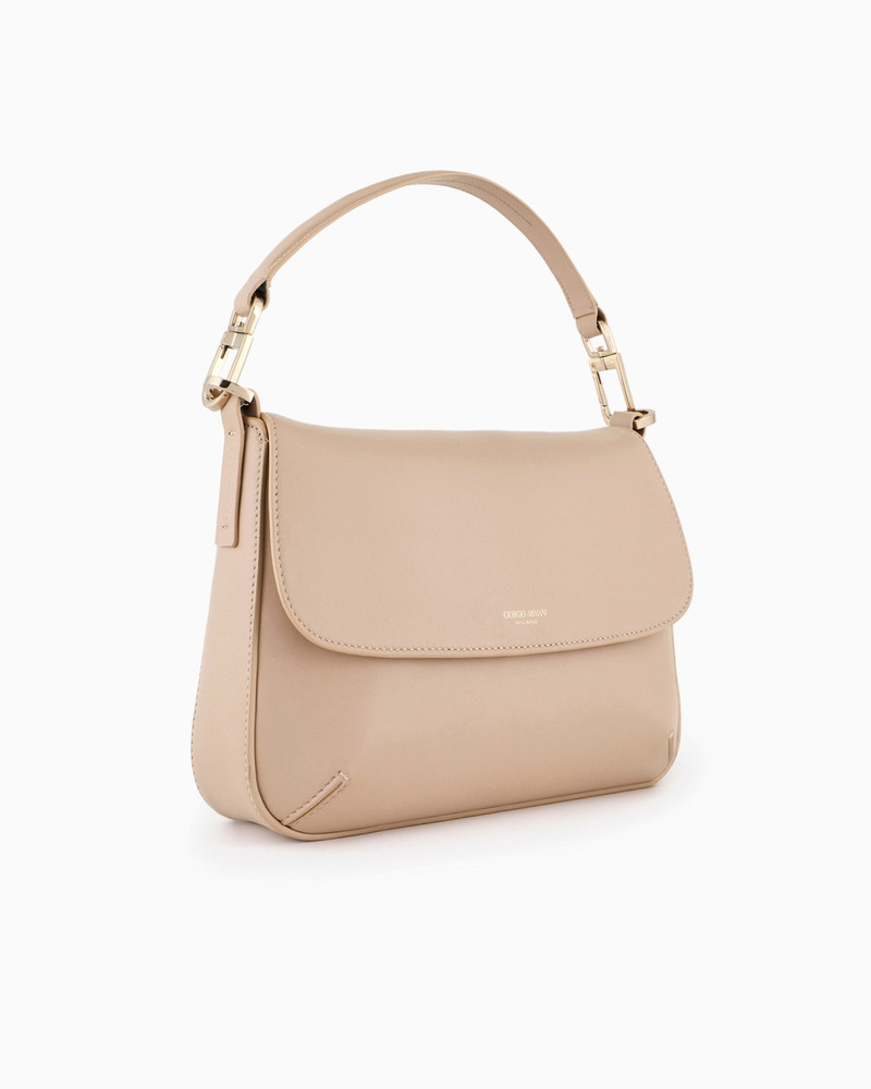 GIORGIO ARMANI Medium la Prima Soft baguette bag in nappa leather outlook