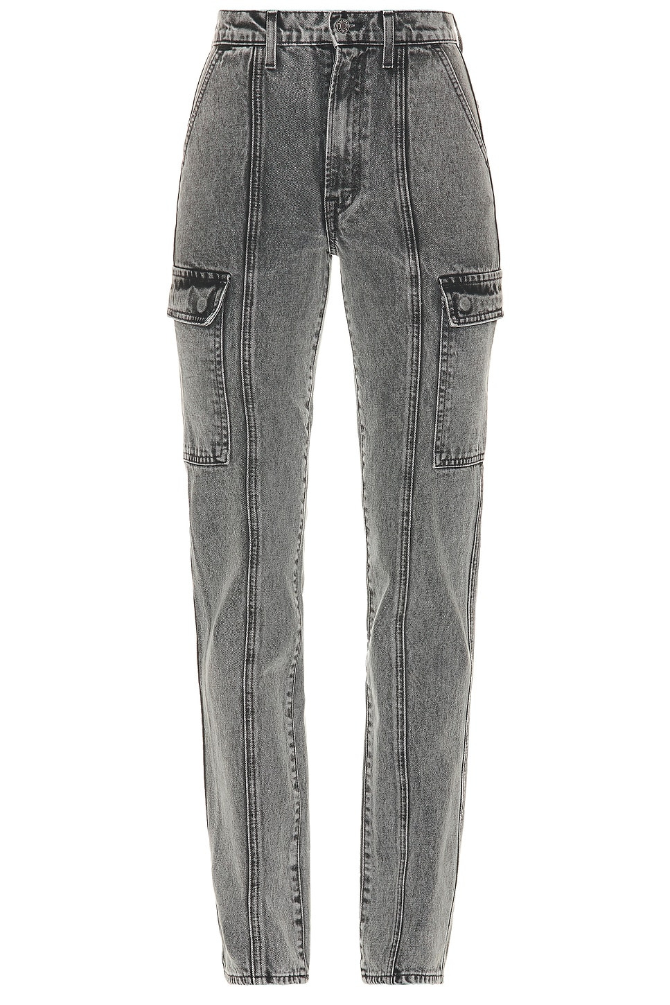 Harper High Rise Slim Cargo - 5