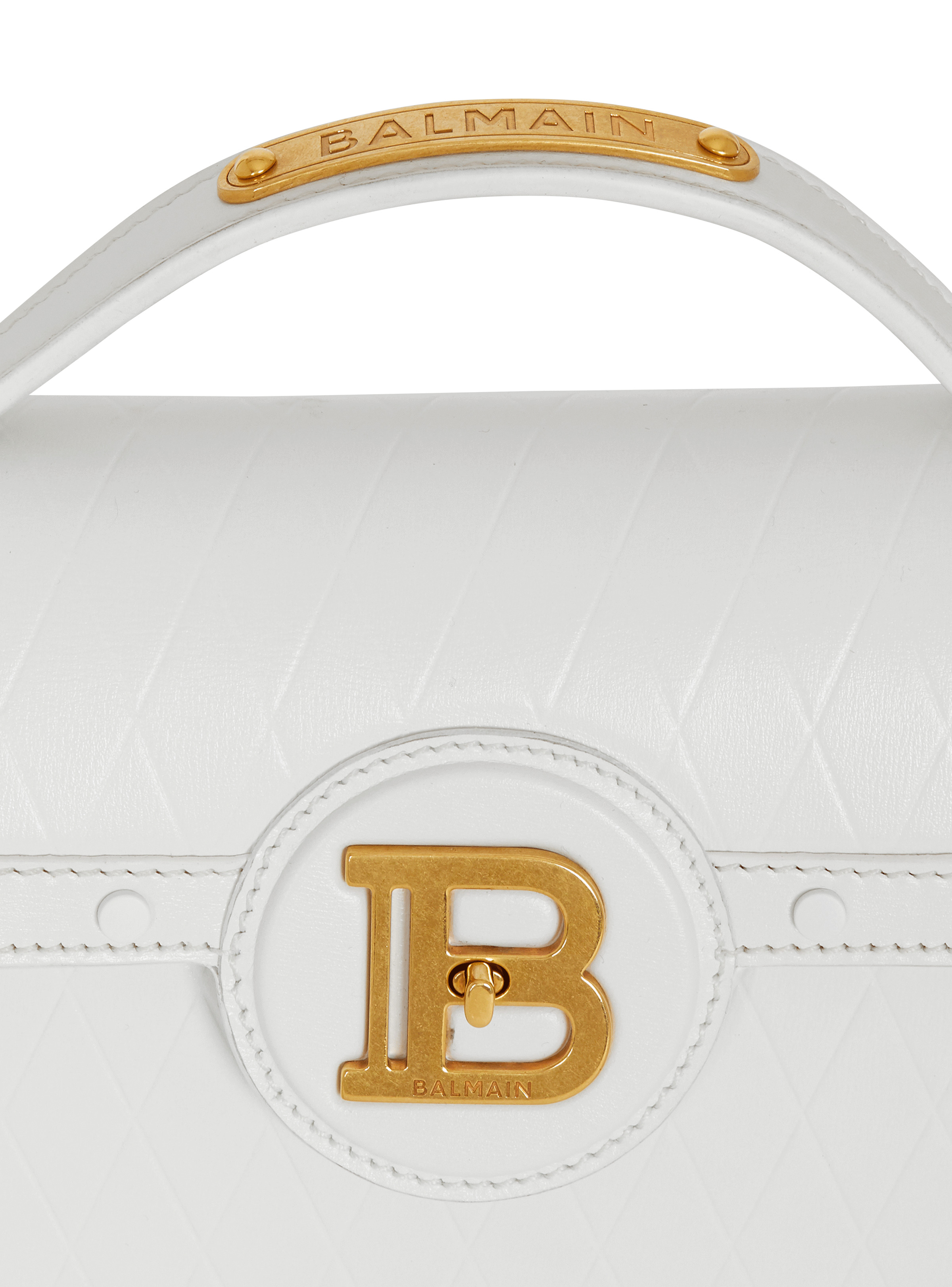 B-Buzz Dynasty bag in grid-embossed calfskin - 7
