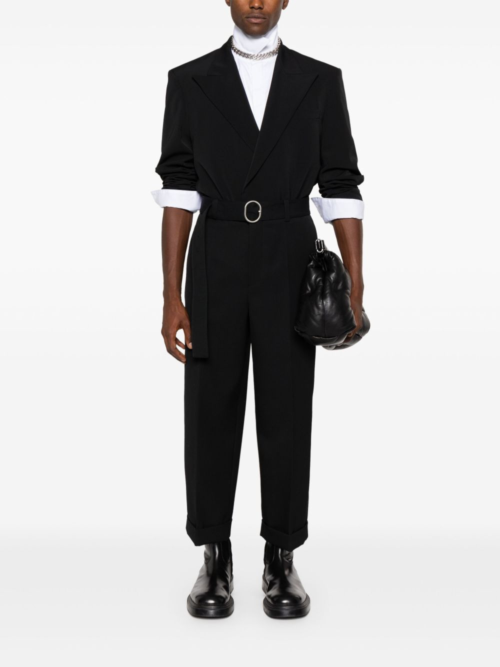 Jil Sander Men Wool Trousers - 3