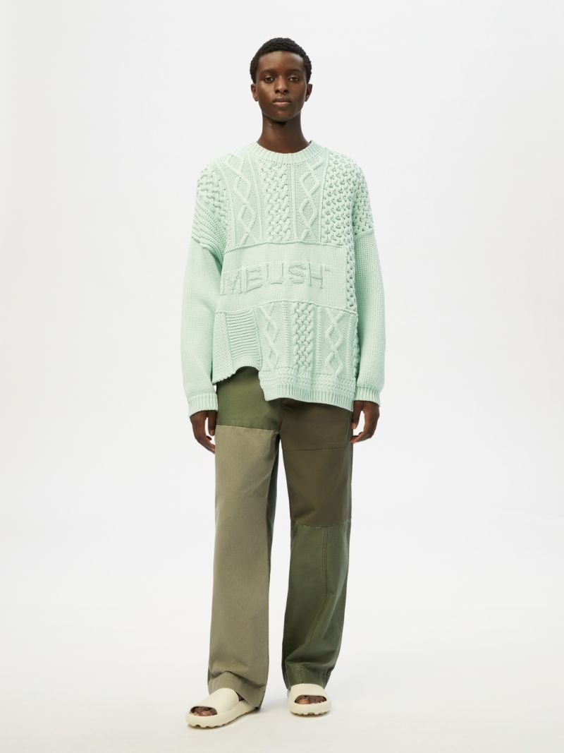 PATCHWORK CARGO PANTS - 2