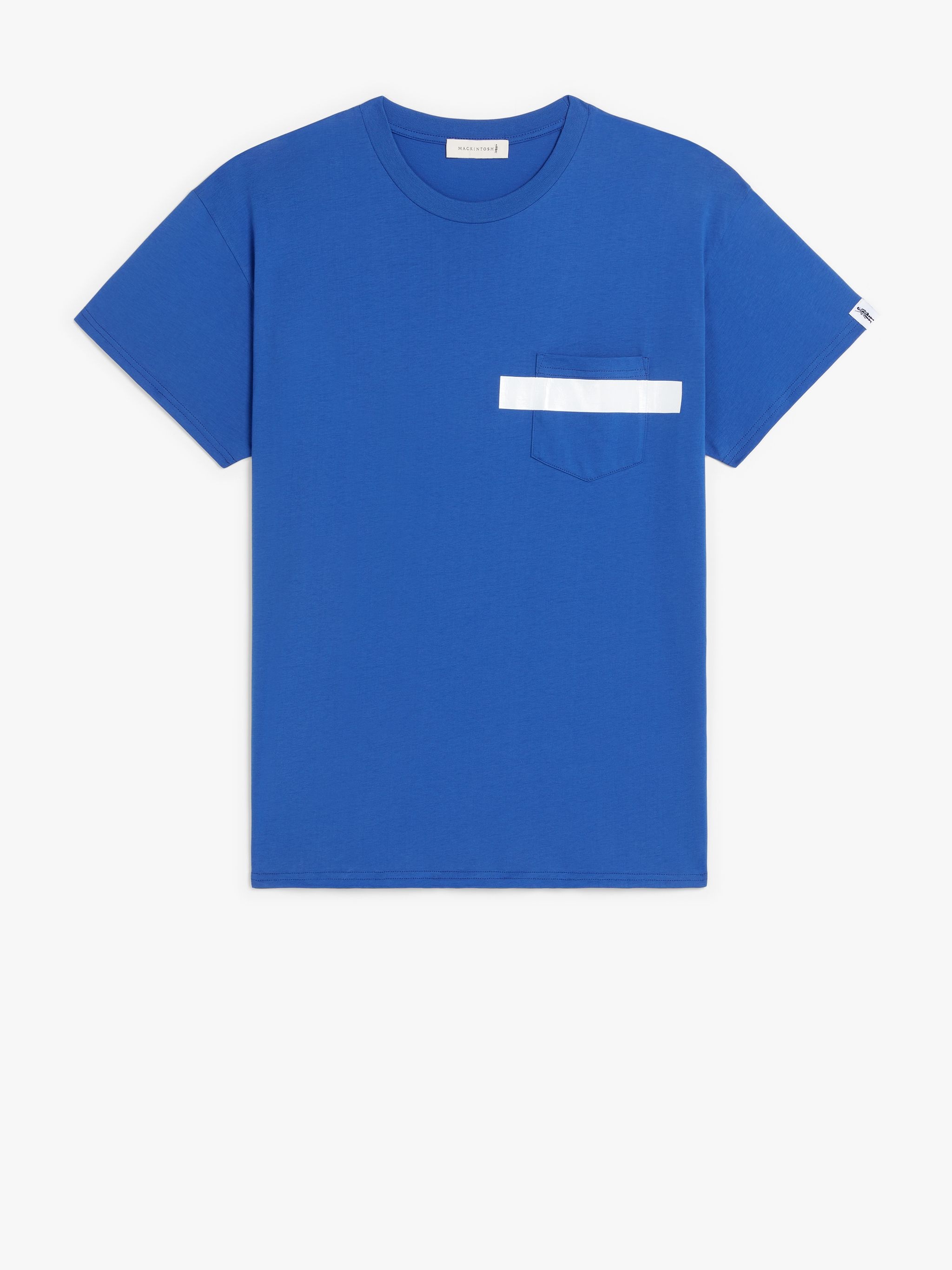 STRIPE BLUE COTTON T-SHIRT | GJM-213 - 1