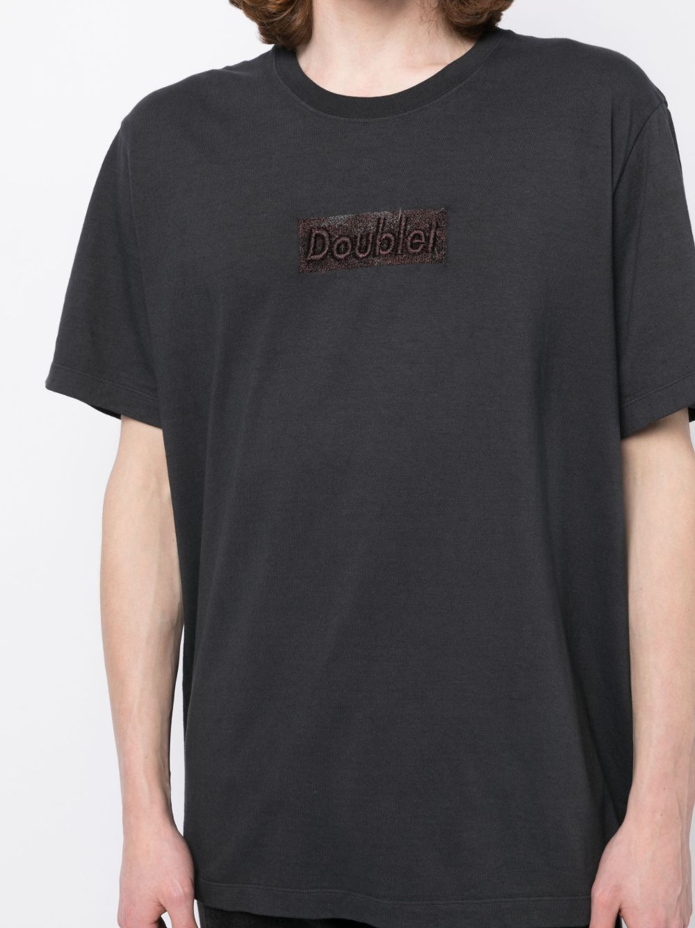 logo-patch organic cotton T-shirt - 5