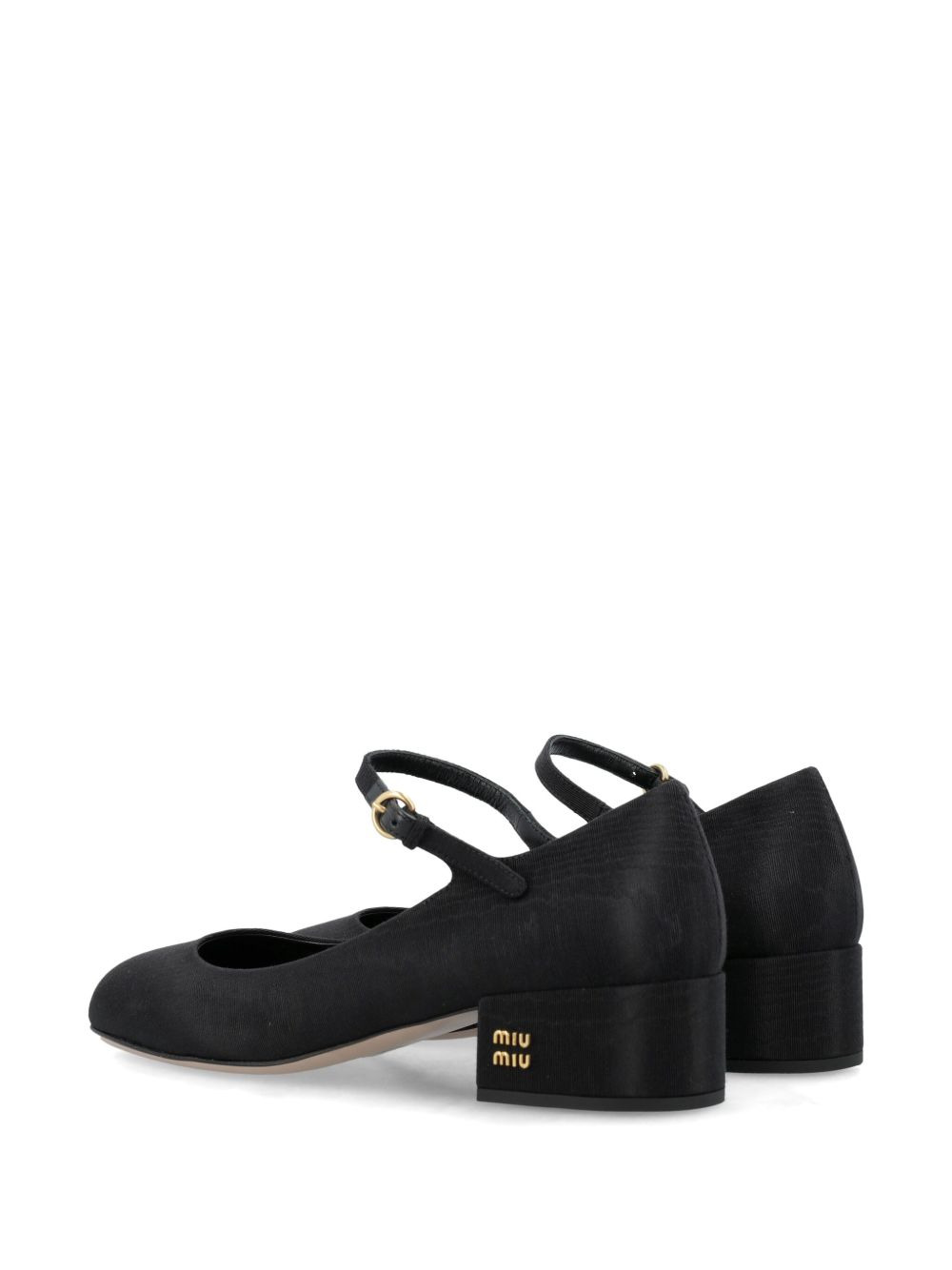 35mm moiré Mary Janes shoes - 4