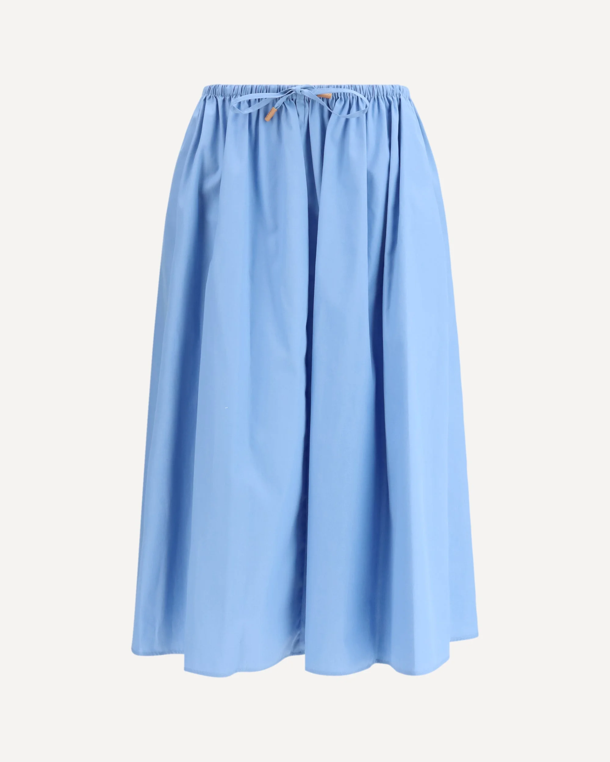 Poplin Drawstring Skirt - 1