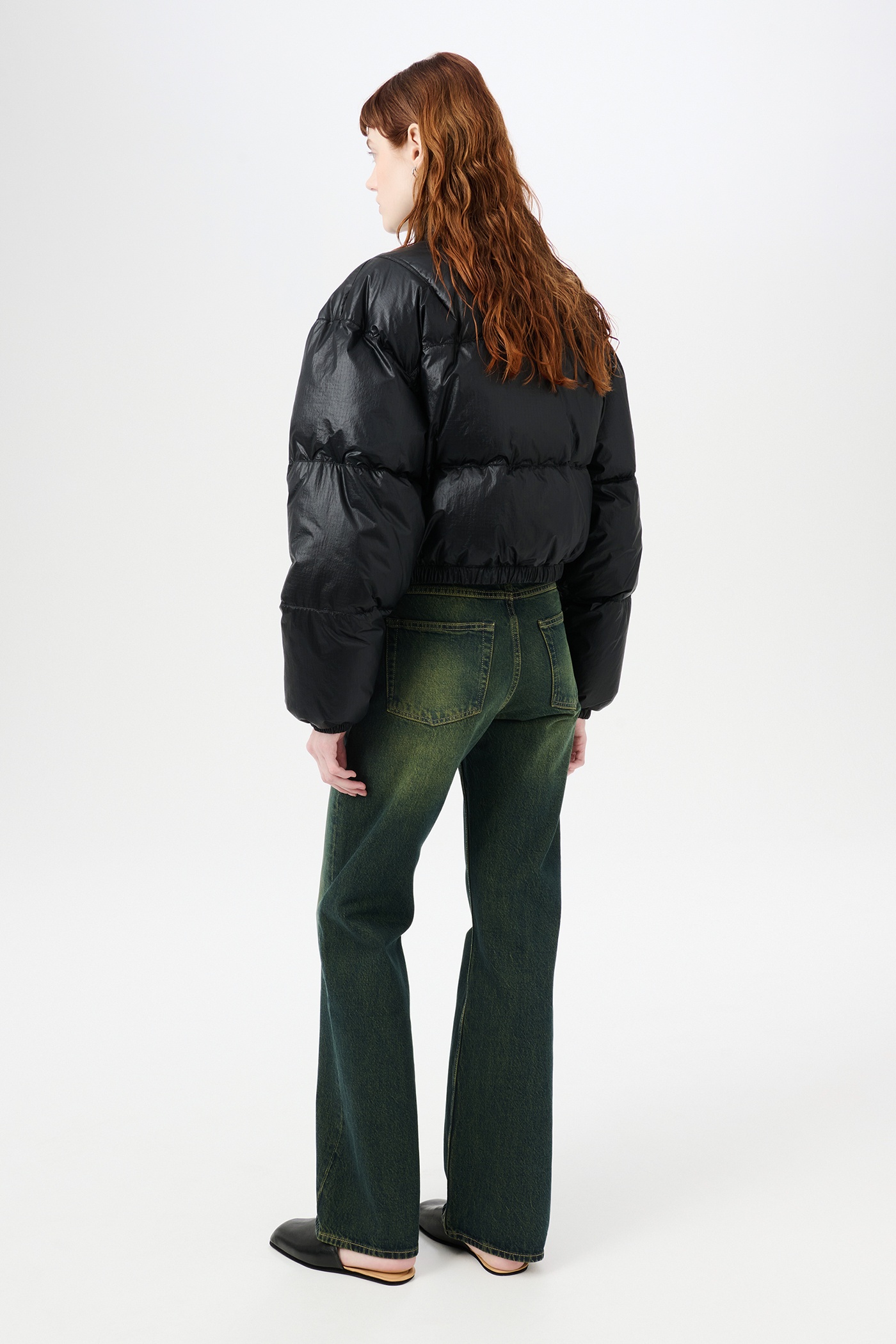 Cropped Inhale Puffa Black Tech - 5