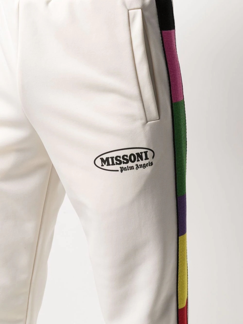 x Missoni colour block trim logo track pants - 6