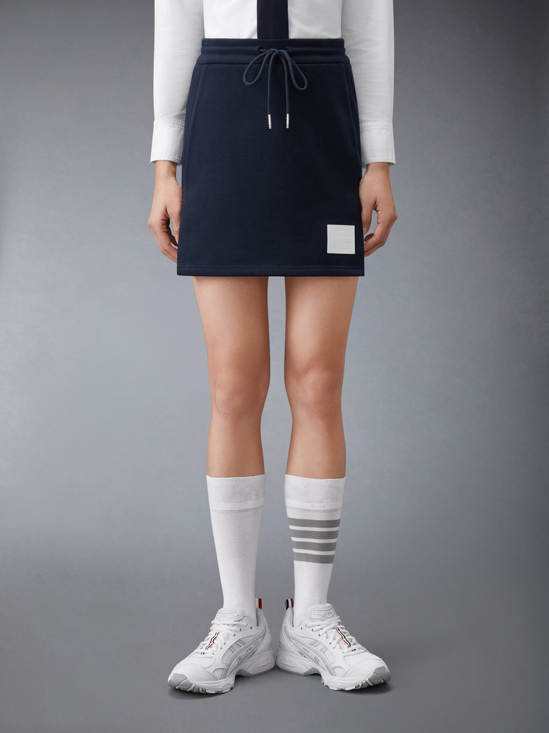 Thom Browne CLASSIC LOOPBACK JERSEY MINI SKIRT outlook