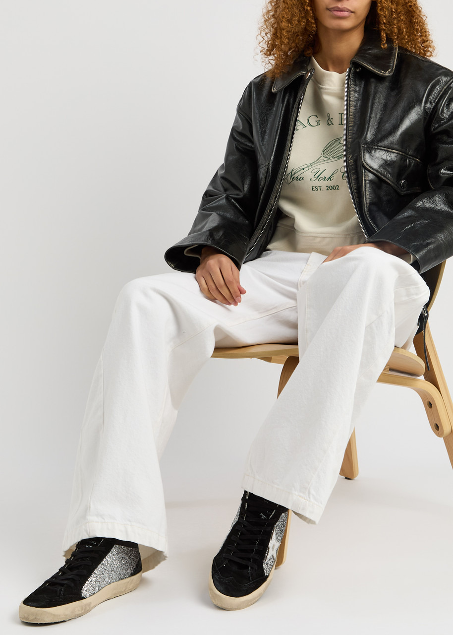 Golden Goose Mid Star Panelled Suede Sneakers - 5