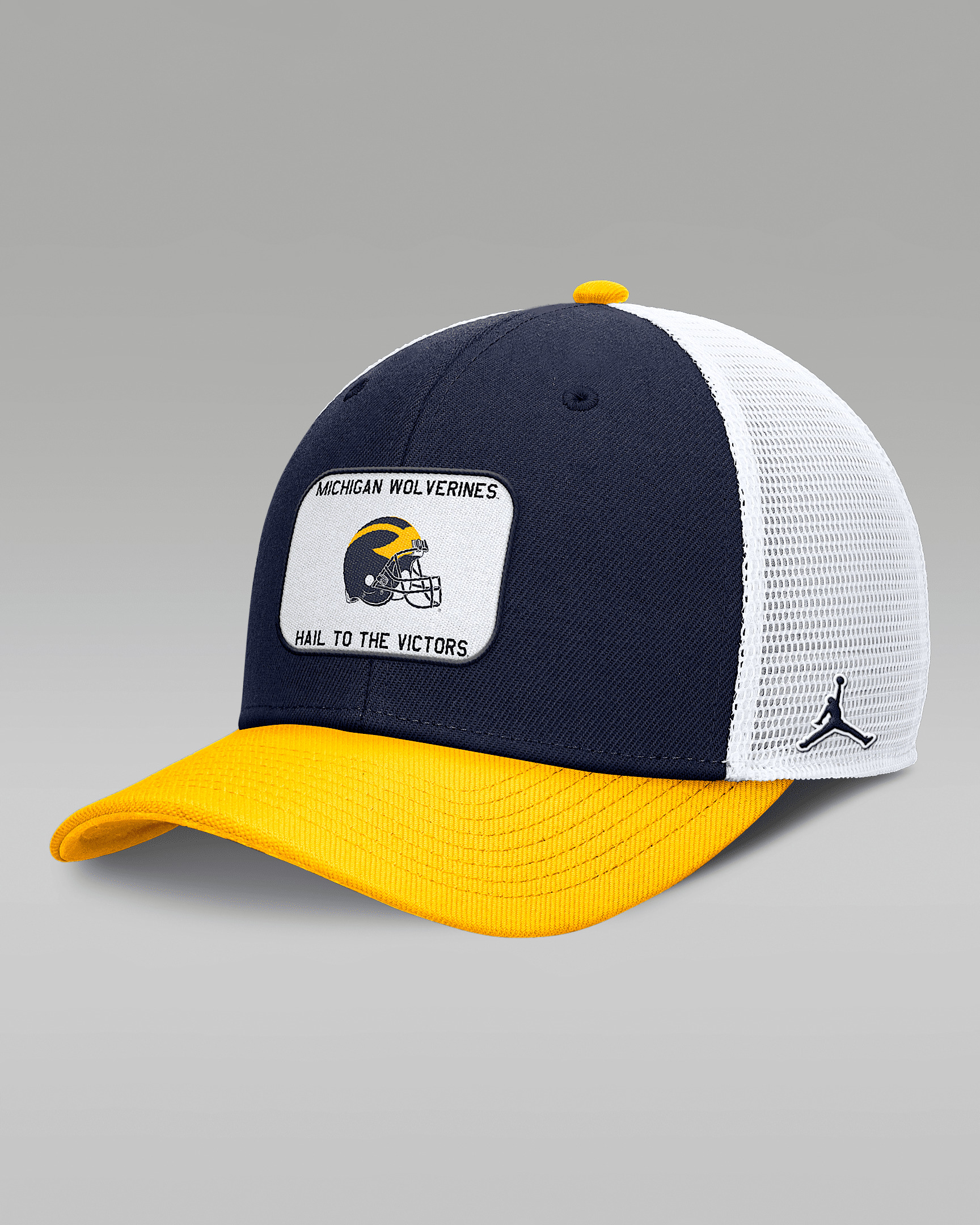 Michigan Rise Men's Jordan Brand College Trucker Adjustable Hat - 1