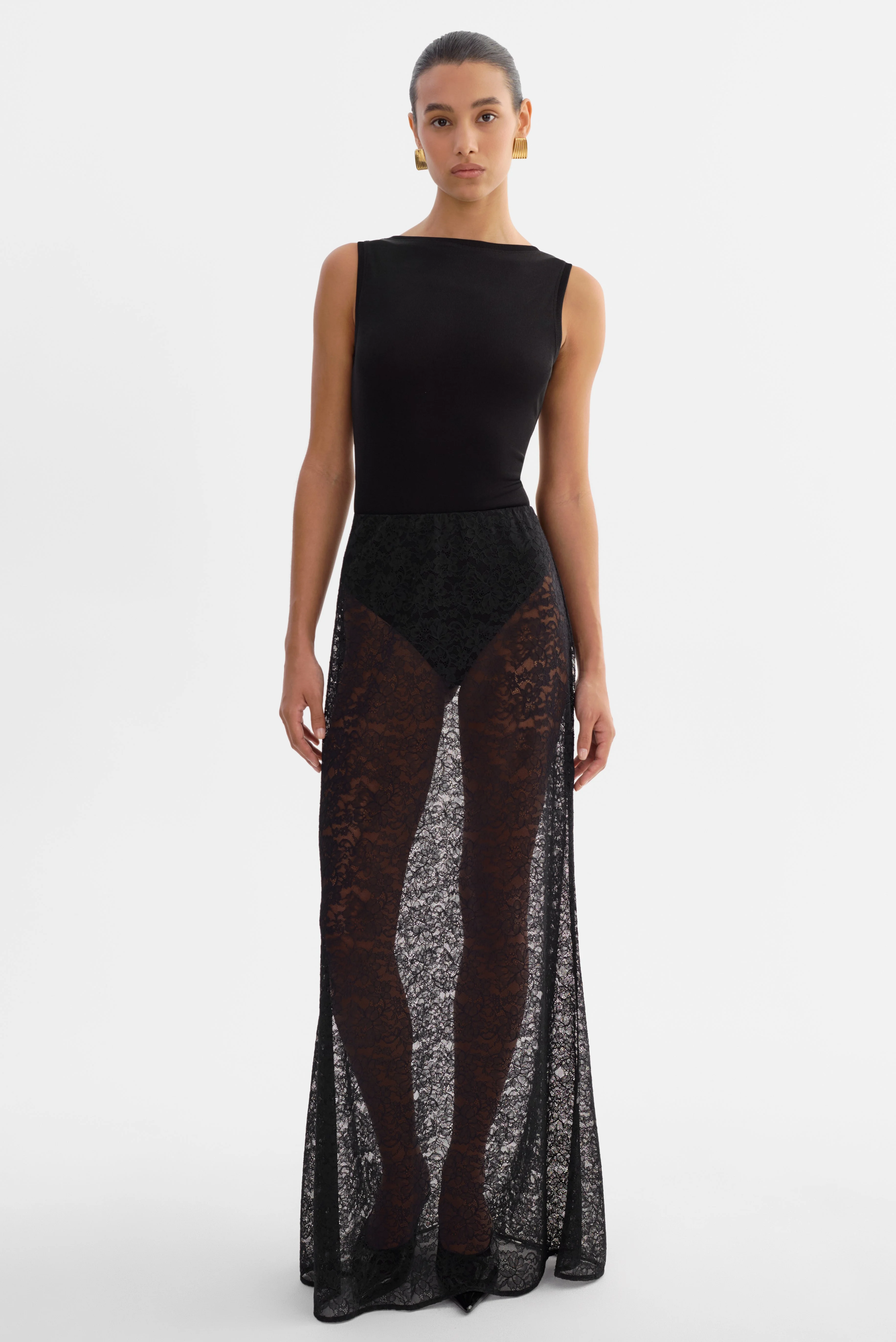 REN | Lace Maxi Skirt - 1