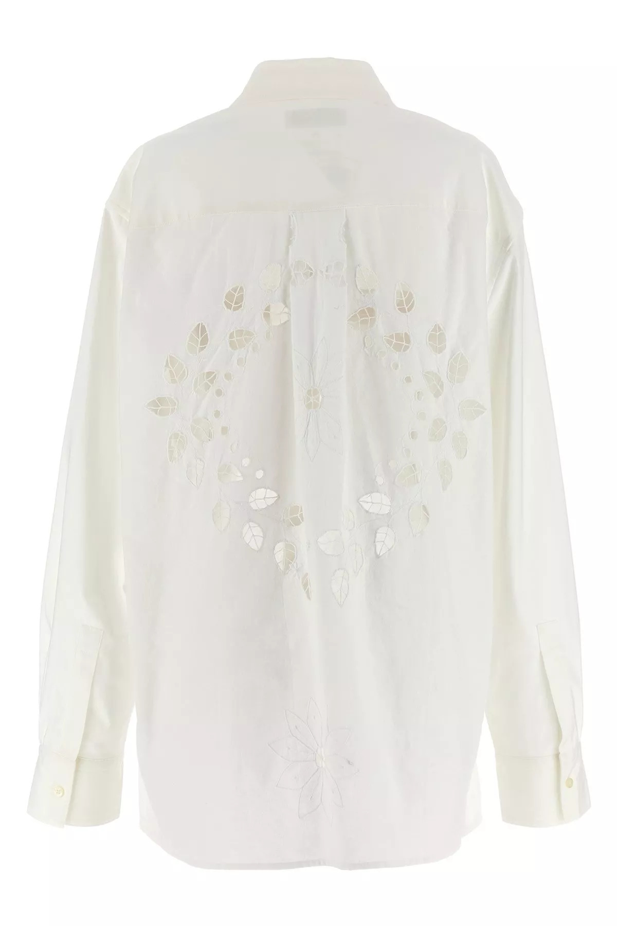 Cut-out embroidery shirt - 9