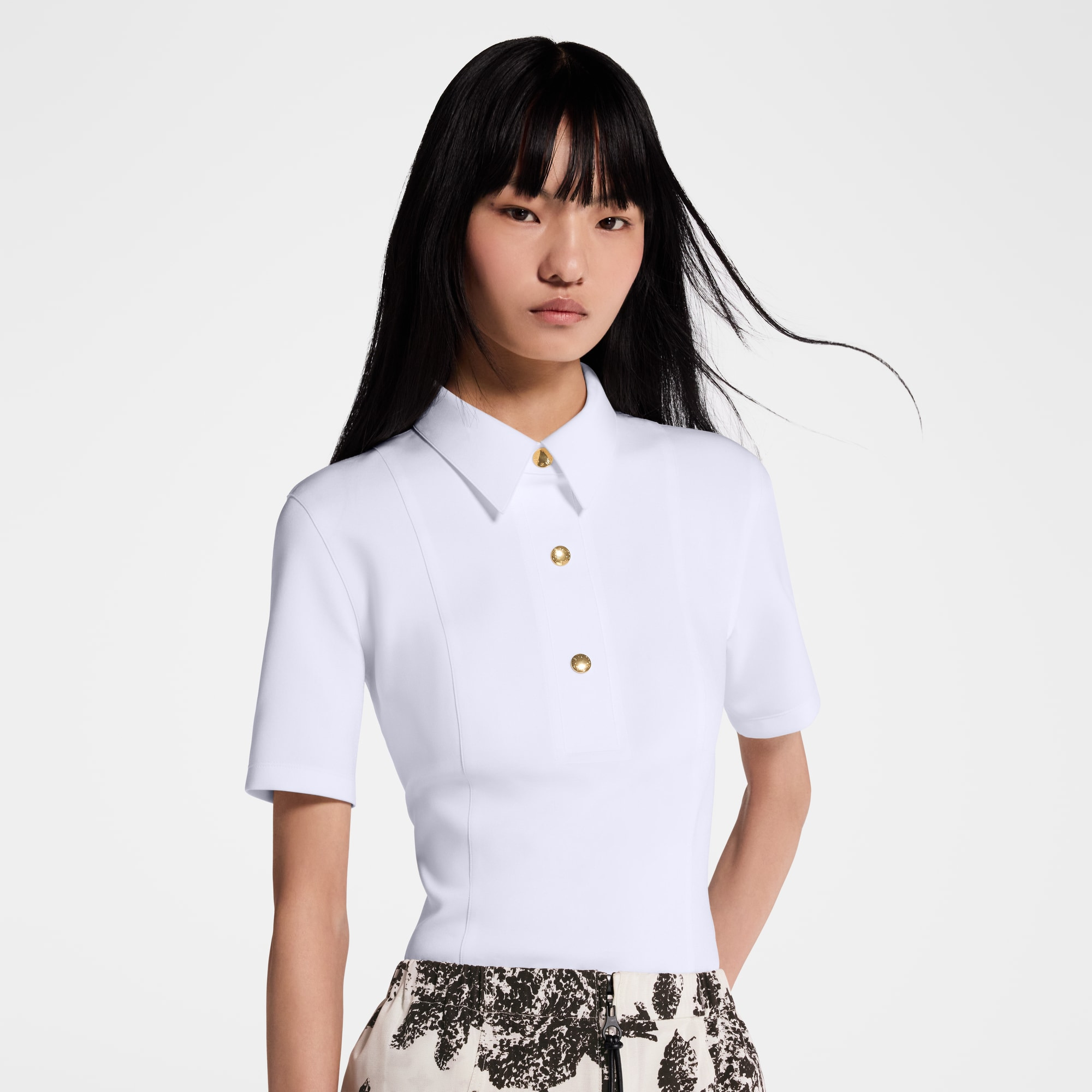 Technical Jersey Polo Top - 4