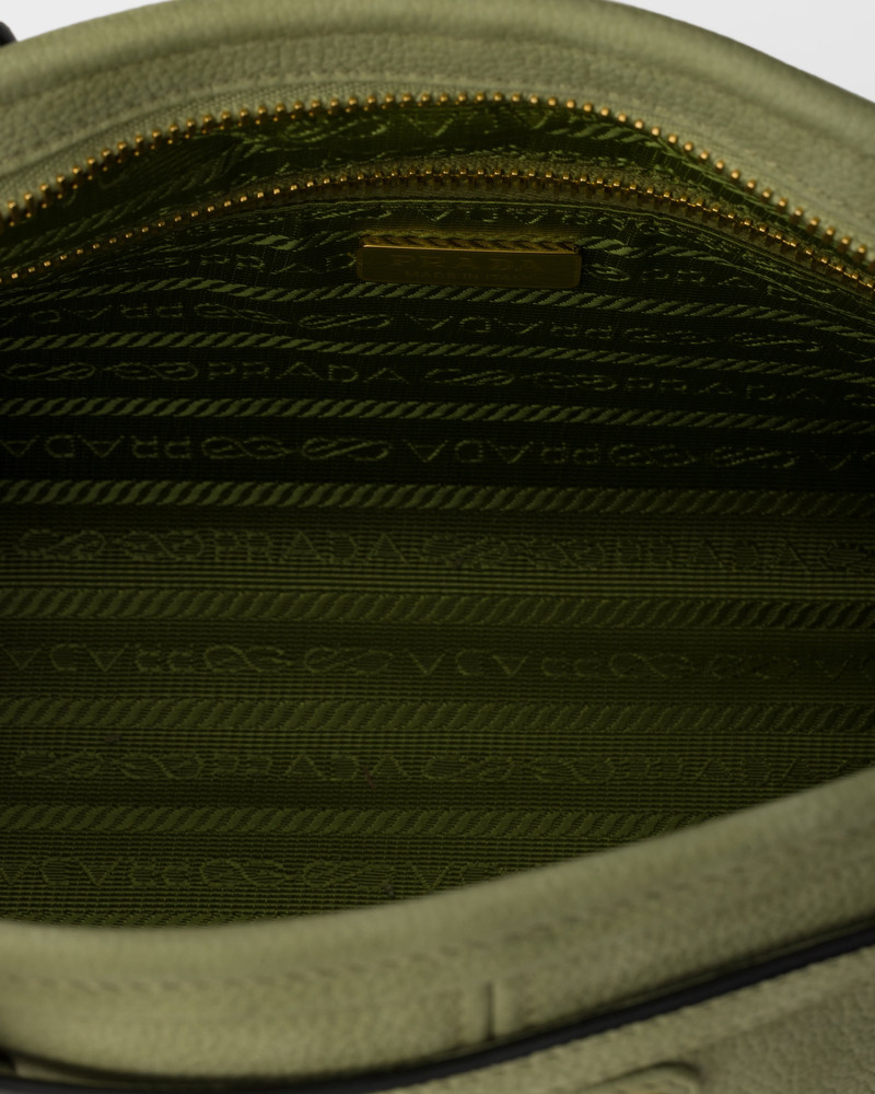 Prada Bonnie medium nubuck leather handbag 4