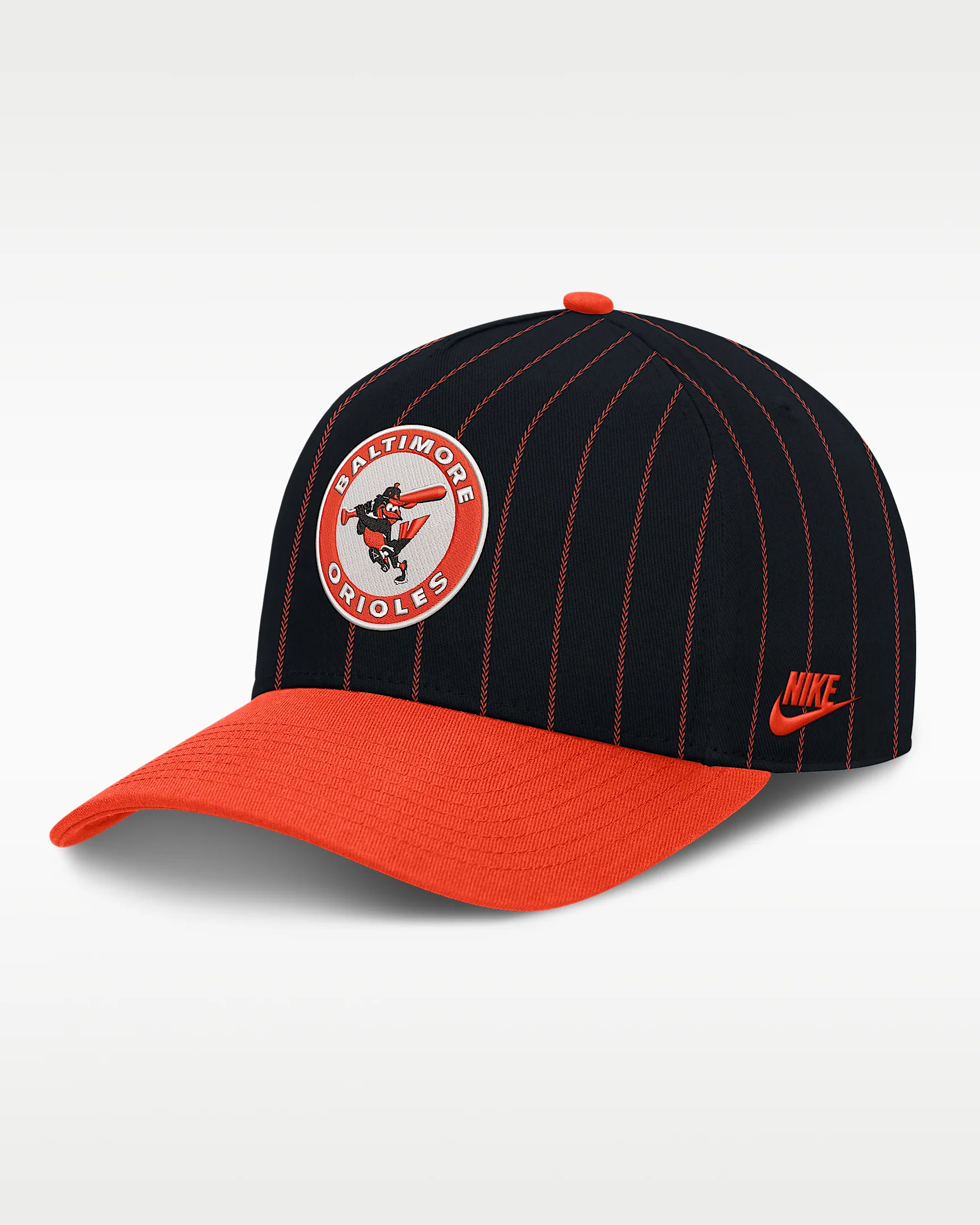 Baltimore Orioles Cooperstown Rise Men's Nike MLB A-Frame Adjustable Hat - 1