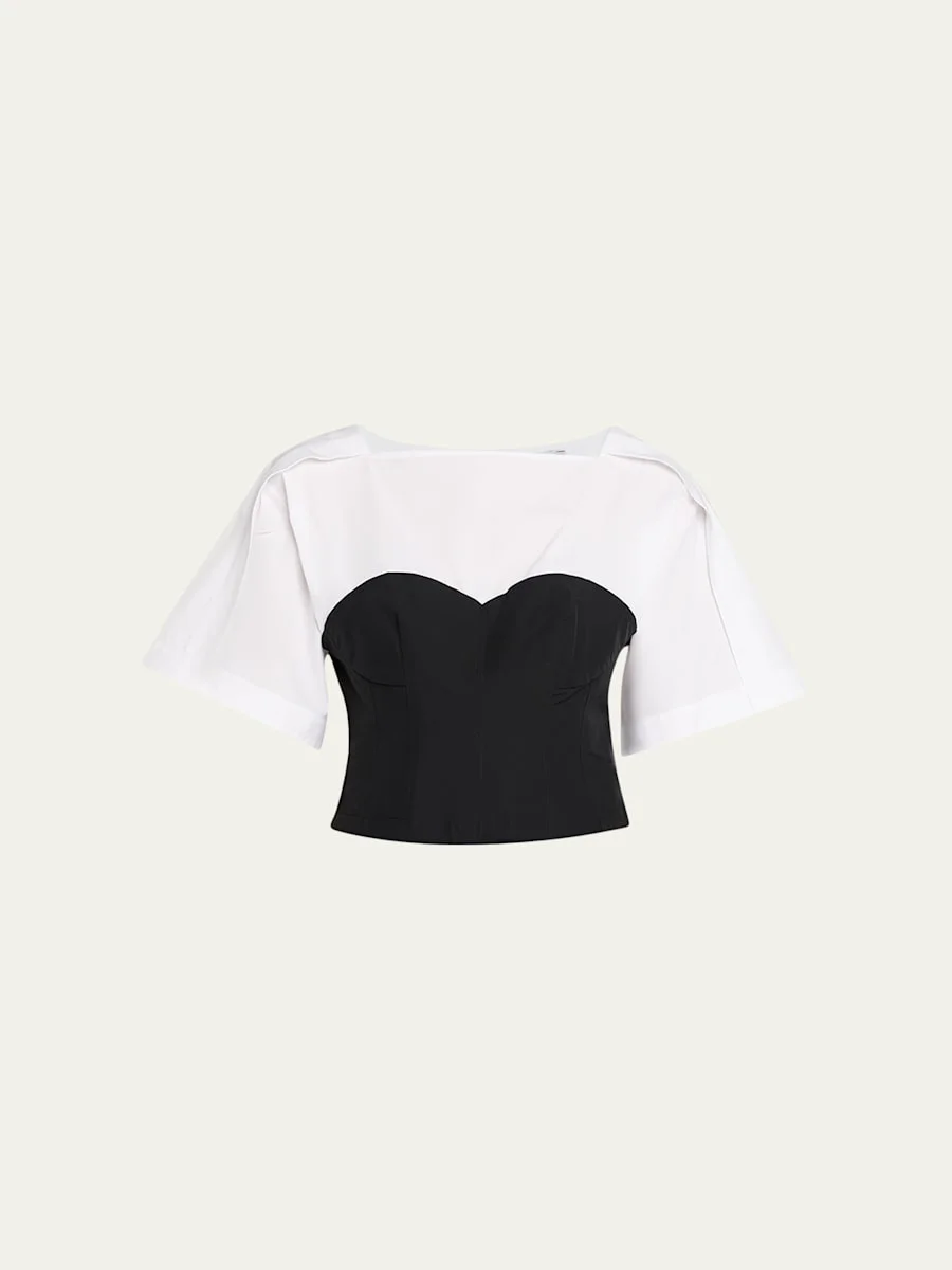 Hallen Short-Sleeve Combo Top - 1