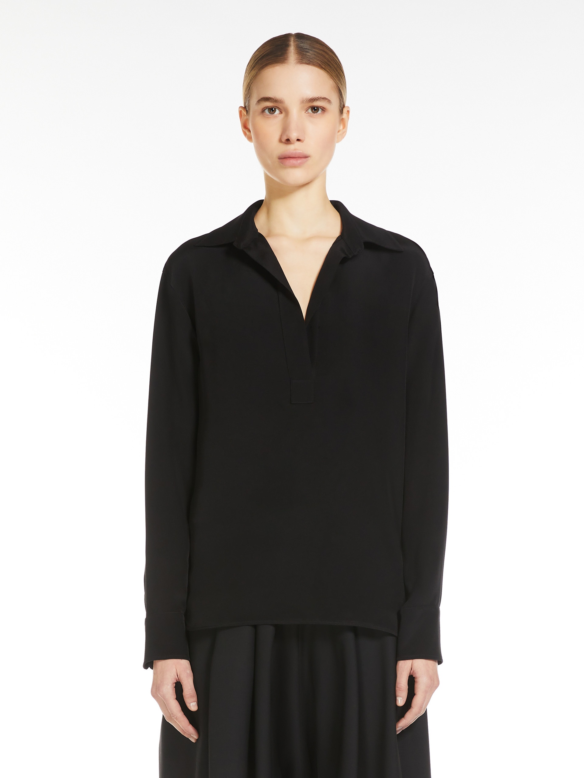ZANZERO Silk crêpe de Chine shirt - 3