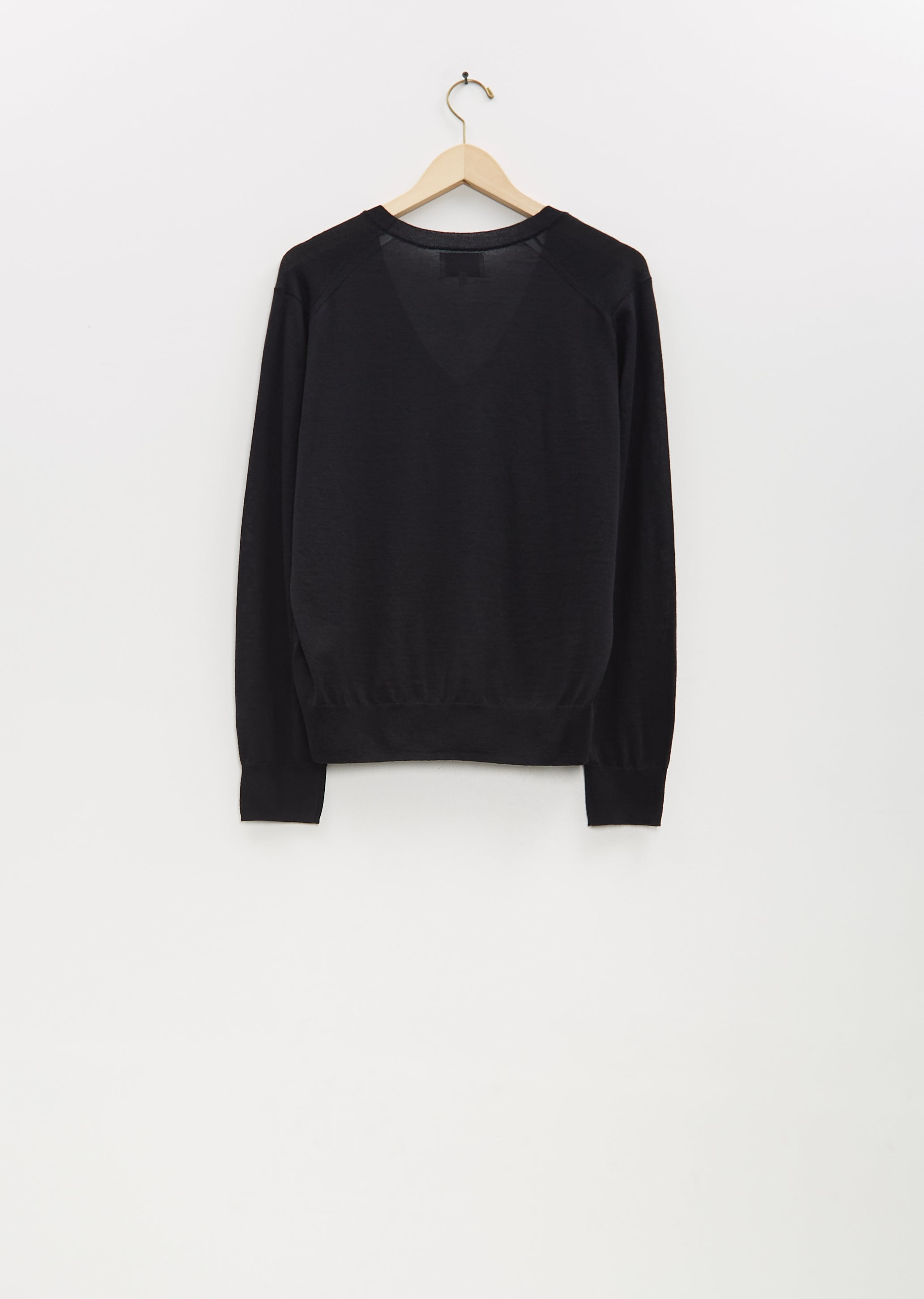 Julio Lightweight Cashmere Sweater — Black - 6