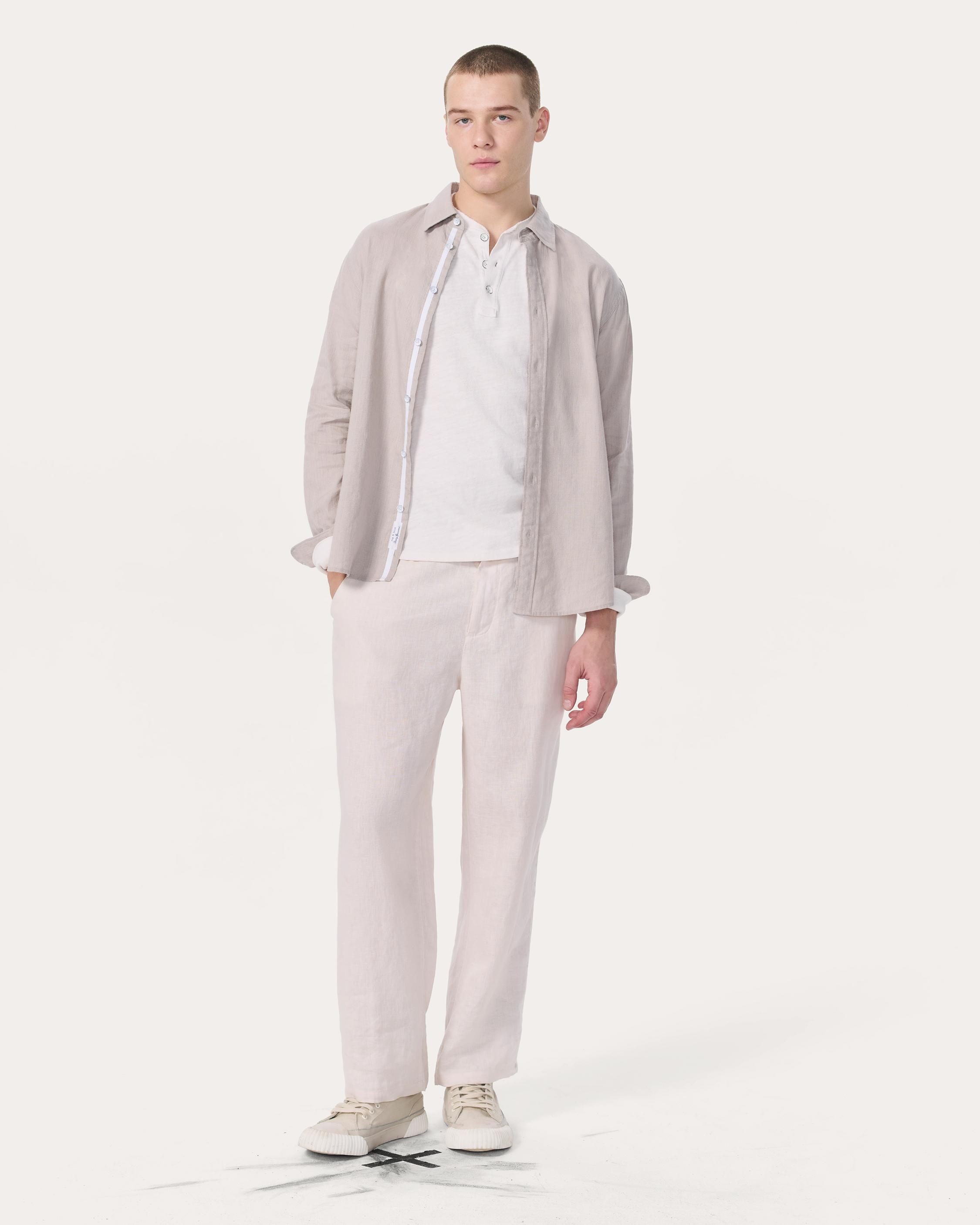 Finch Linen-Blend Shirt - 3