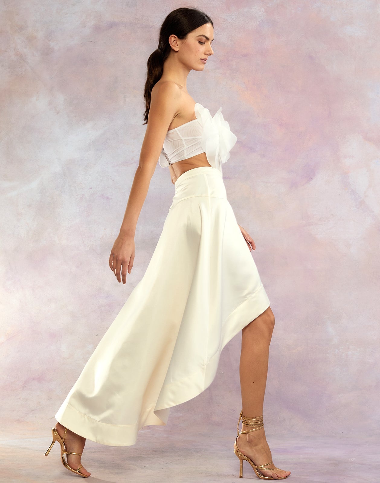 Livia Satin Skirt - 2