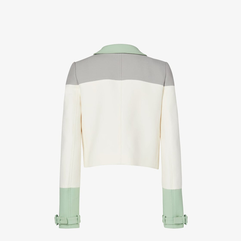 Fantastic Fendi Future Jacket Multicolor wool and silk jacket 2
