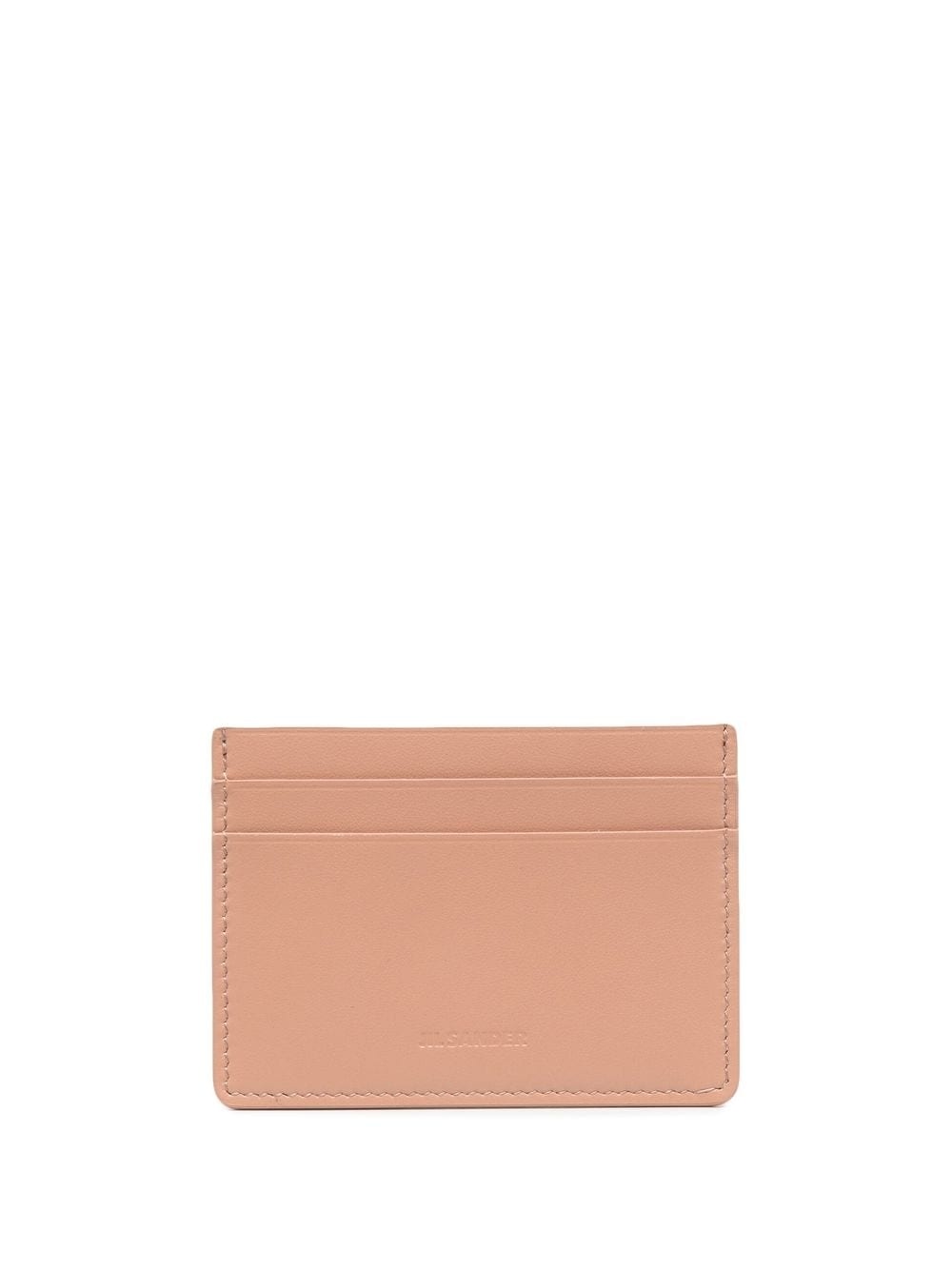 logo-debossed card holder - 1