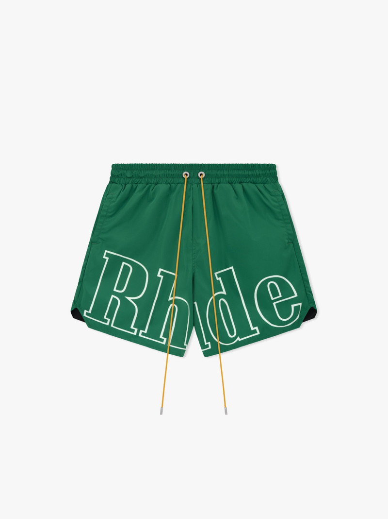 RHUDE LOGO SWIM TRUNKS 1