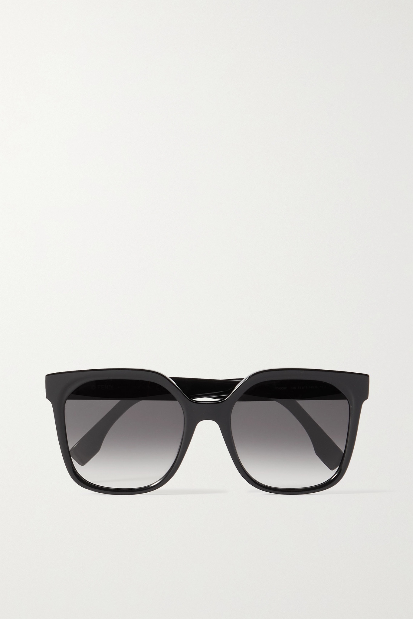 Oversized square-frame acetate sunglasses - 1