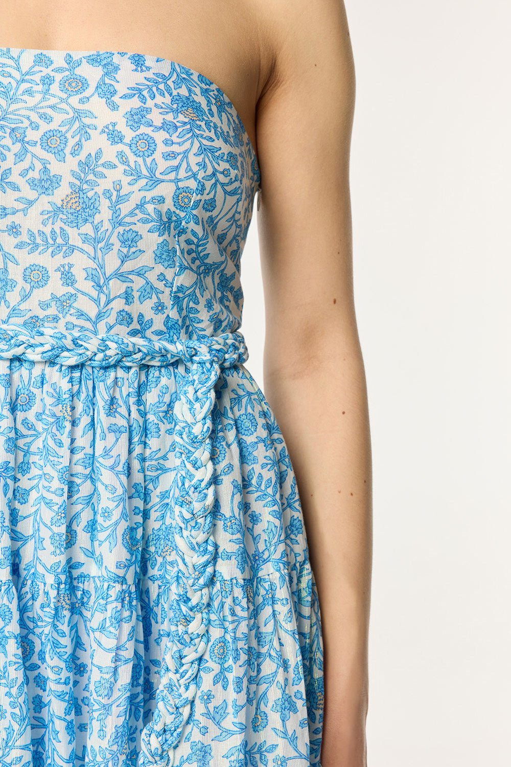 Bandeau Dress Christine - Blue Lazuli - 2
