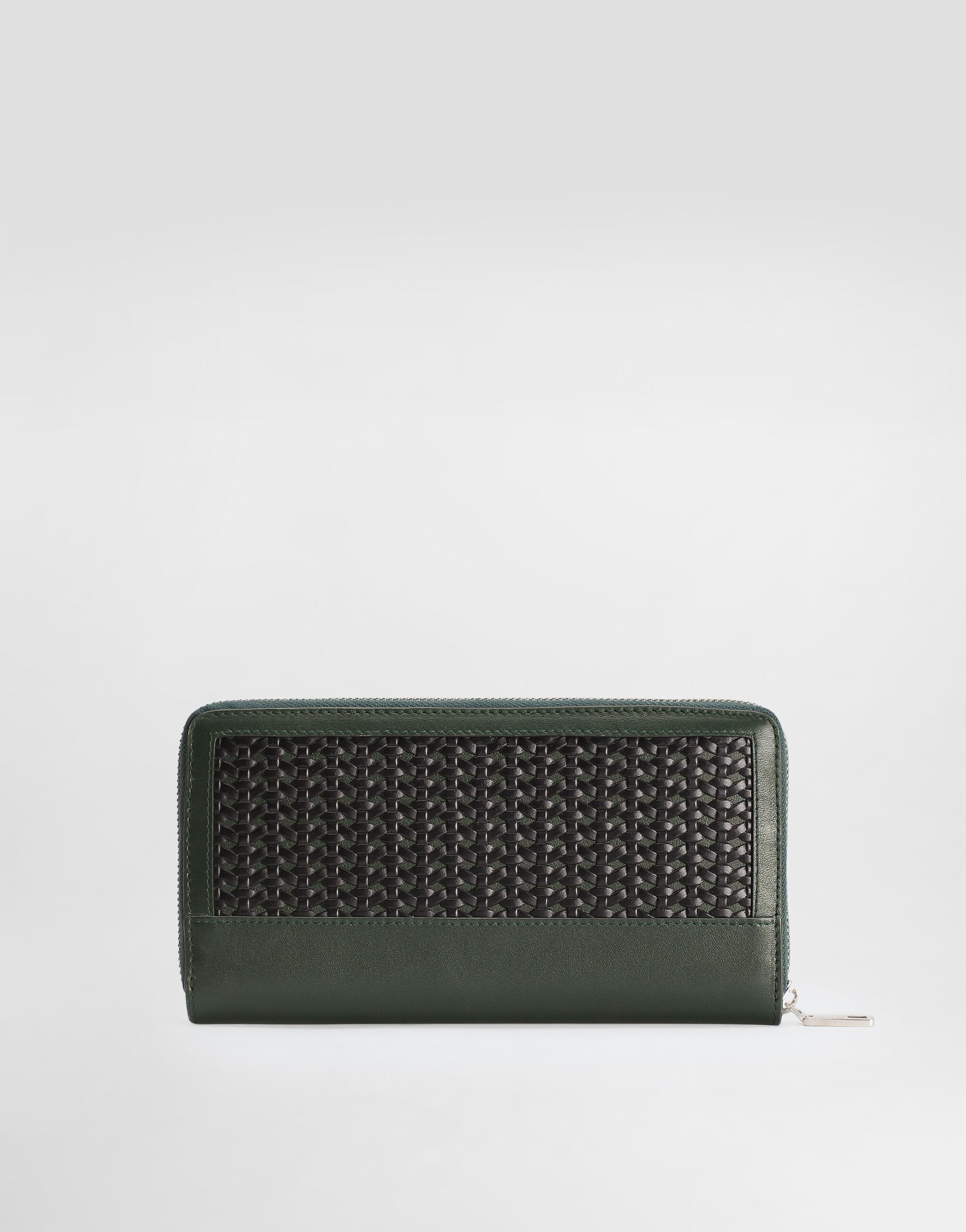 Plongé woven calfskin wallet - 3