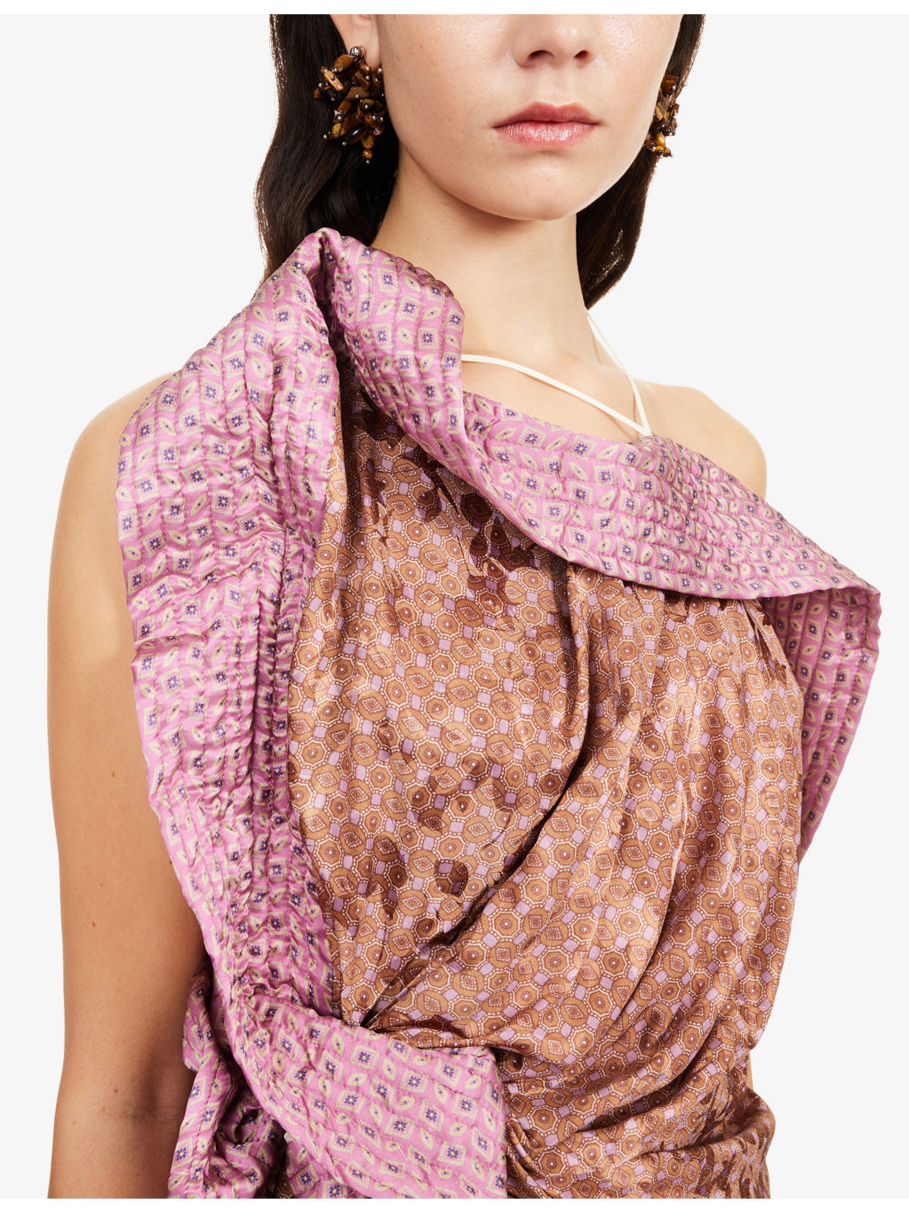 Codolla Printed Silk Top - 6