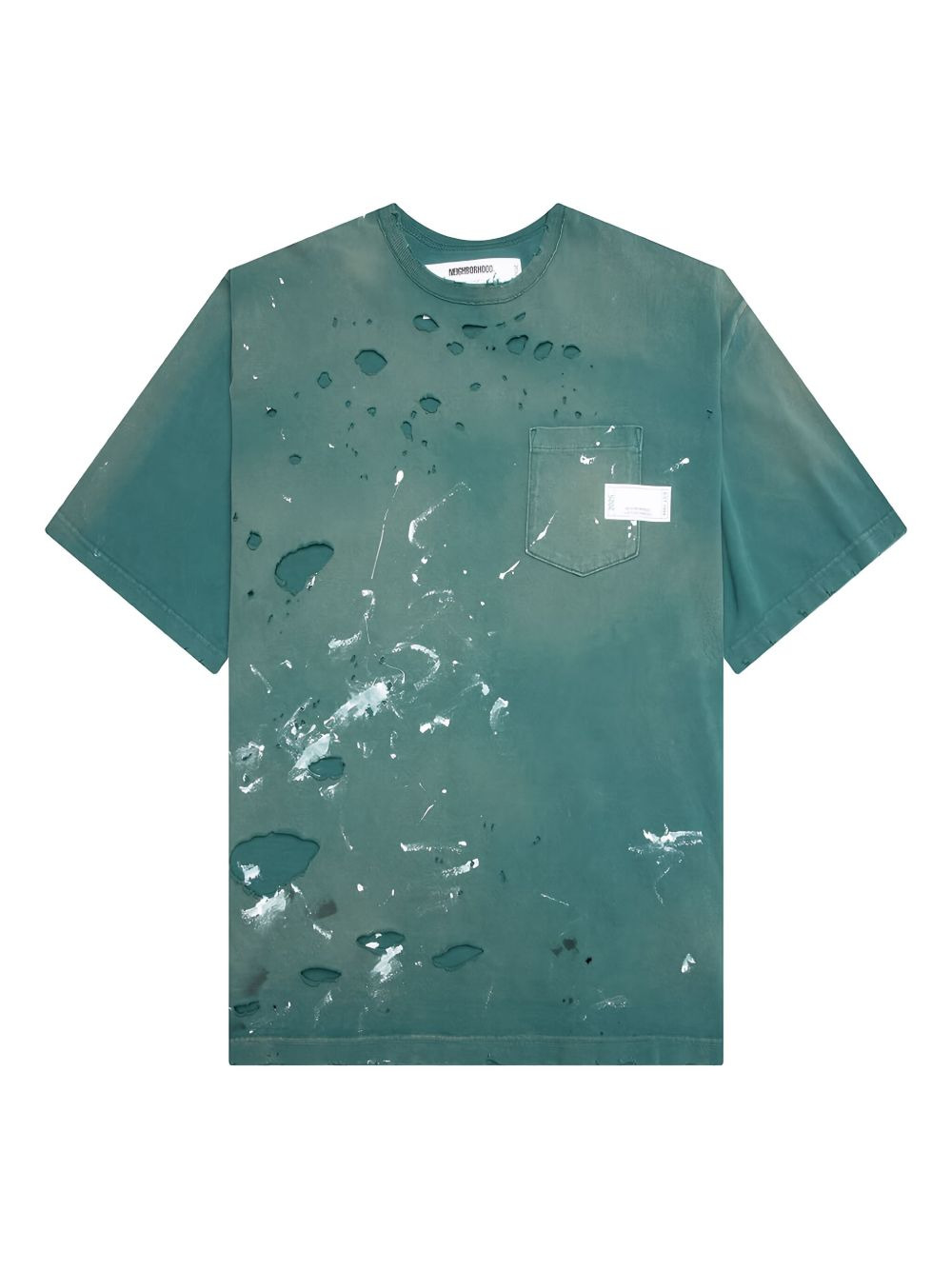 Savage paint-splatter crew-neck T-shirt - 2