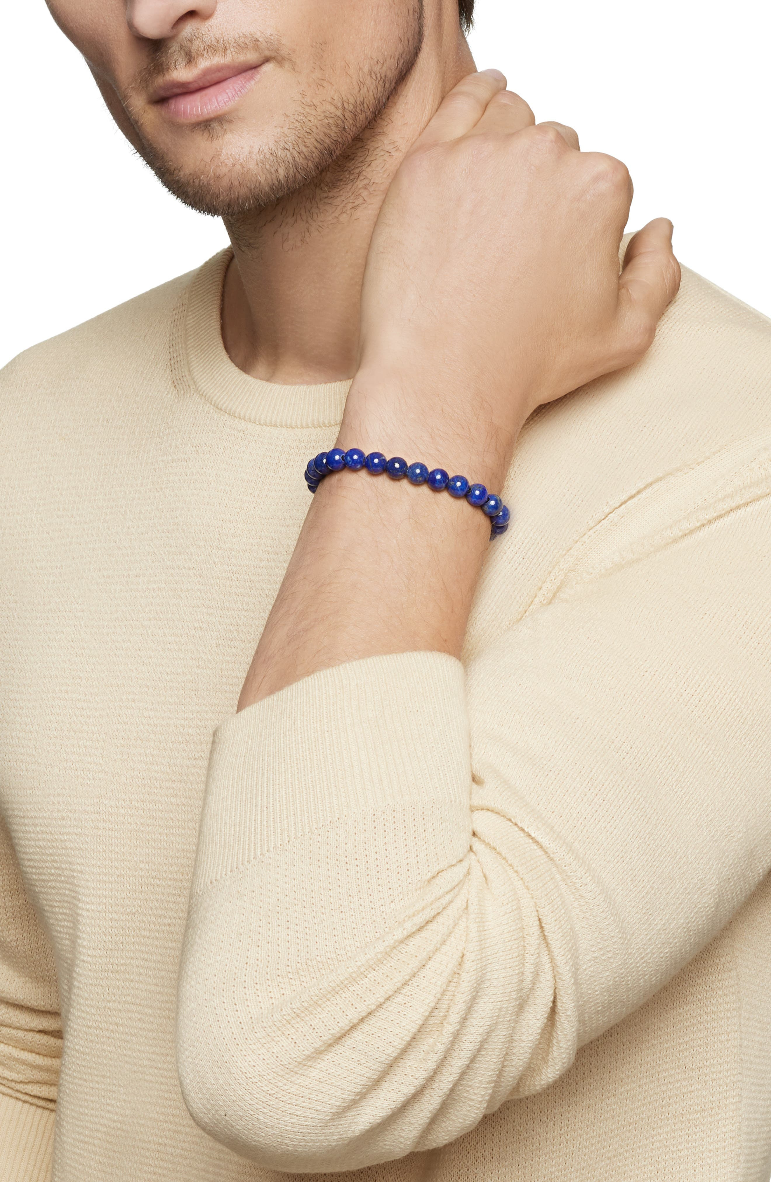 David Yurman Spiritual Lapis Lazuli Beaded Bracelet in Blue at Nordstrom - 6